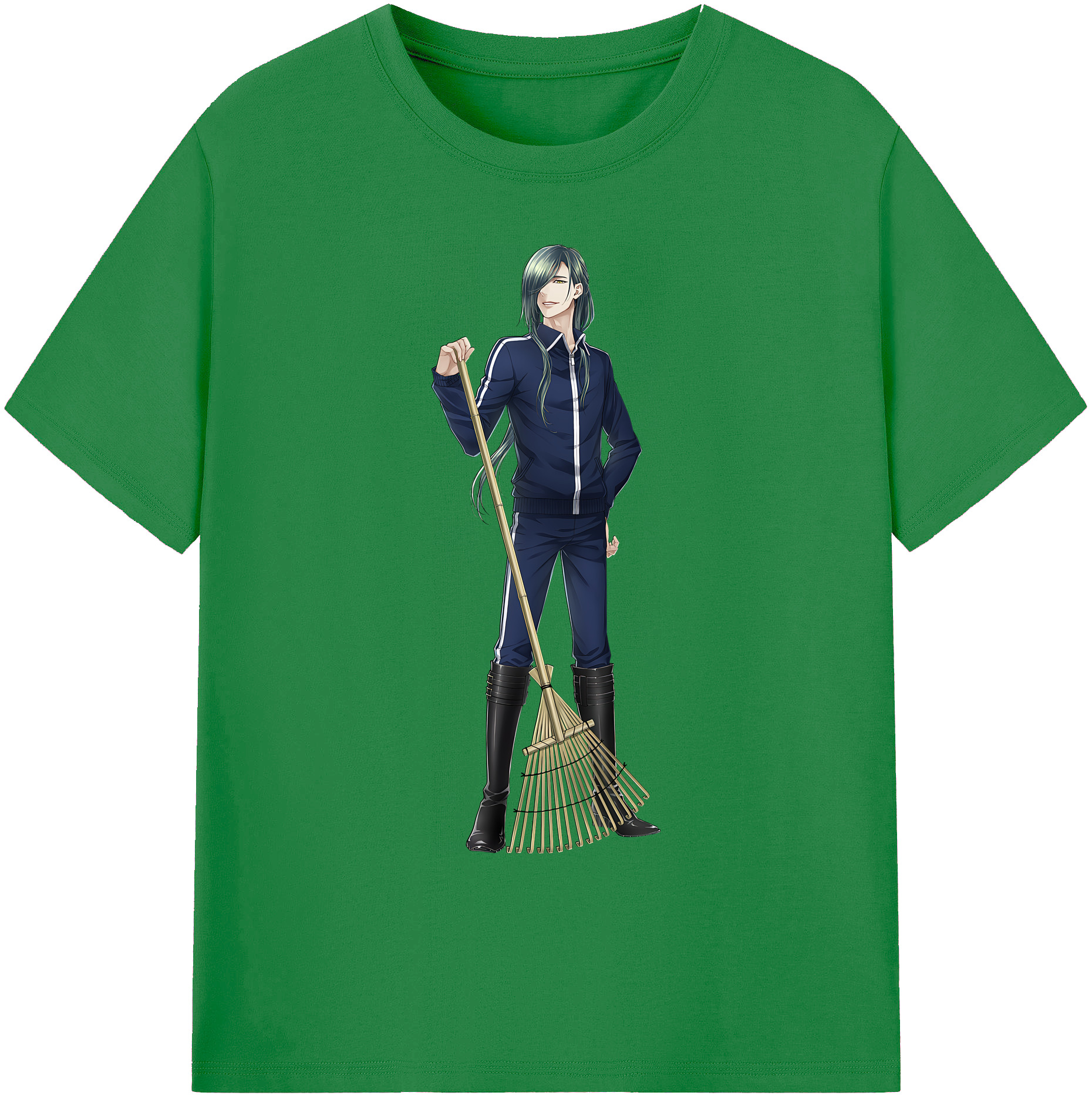 （画像用） 刀剣乱舞 Touken Ranbu 綿100％ メンズ半袖Tシャツ｜肌触りやわらか＆通気性