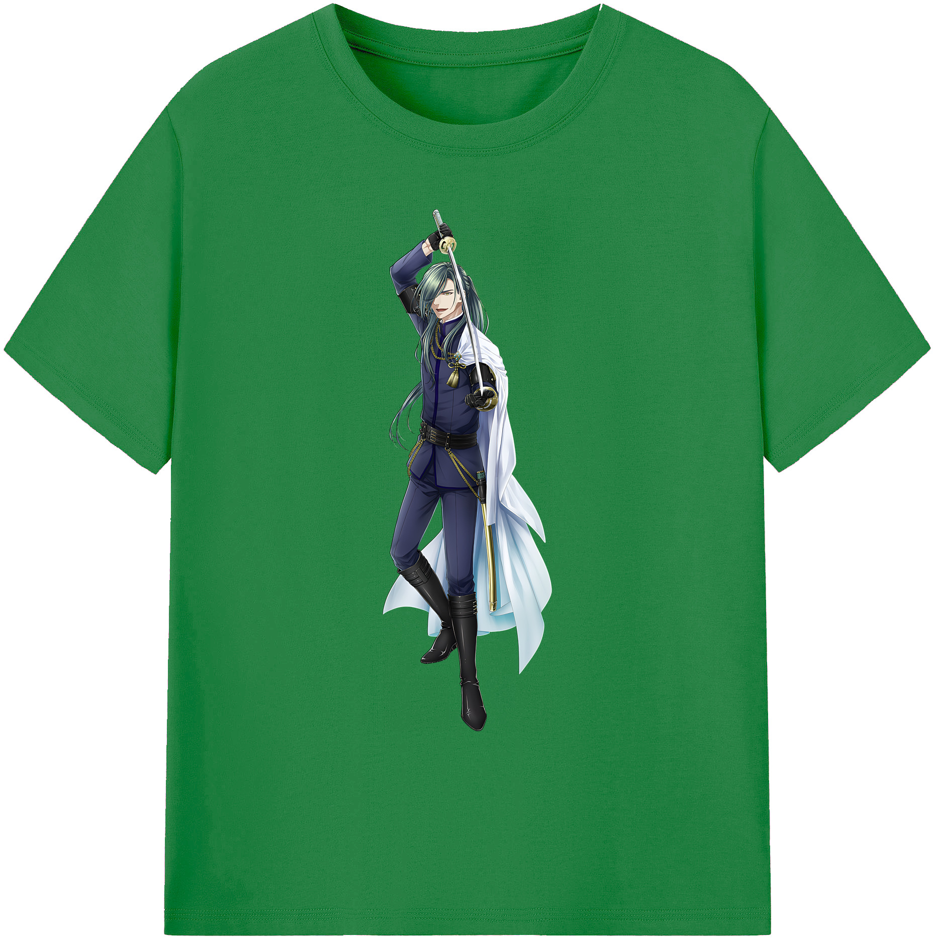 （画像用） 刀剣乱舞 Touken Ranbu 綿100％ メンズ半袖Tシャツ｜肌触りやわらか＆通気性