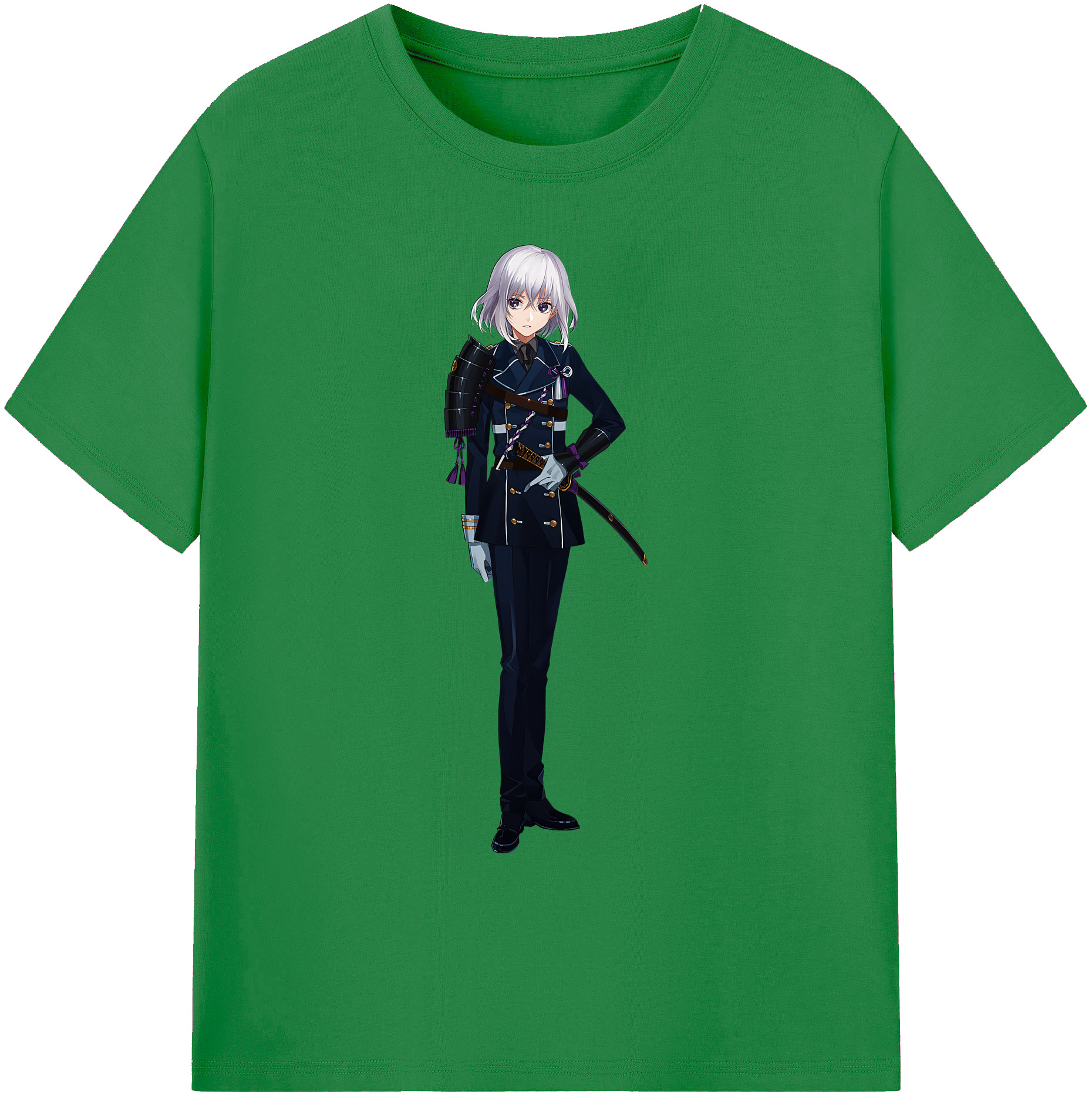 （画像用） 刀剣乱舞 Touken Ranbu 綿100％ メンズ半袖Tシャツ｜肌触りやわらか＆通気性