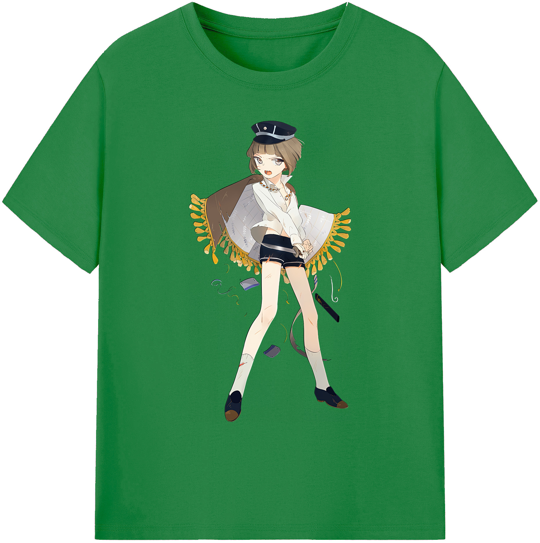 （画像用） 刀剣乱舞 Touken Ranbu 綿100％ メンズ半袖Tシャツ｜肌触りやわらか＆通気性