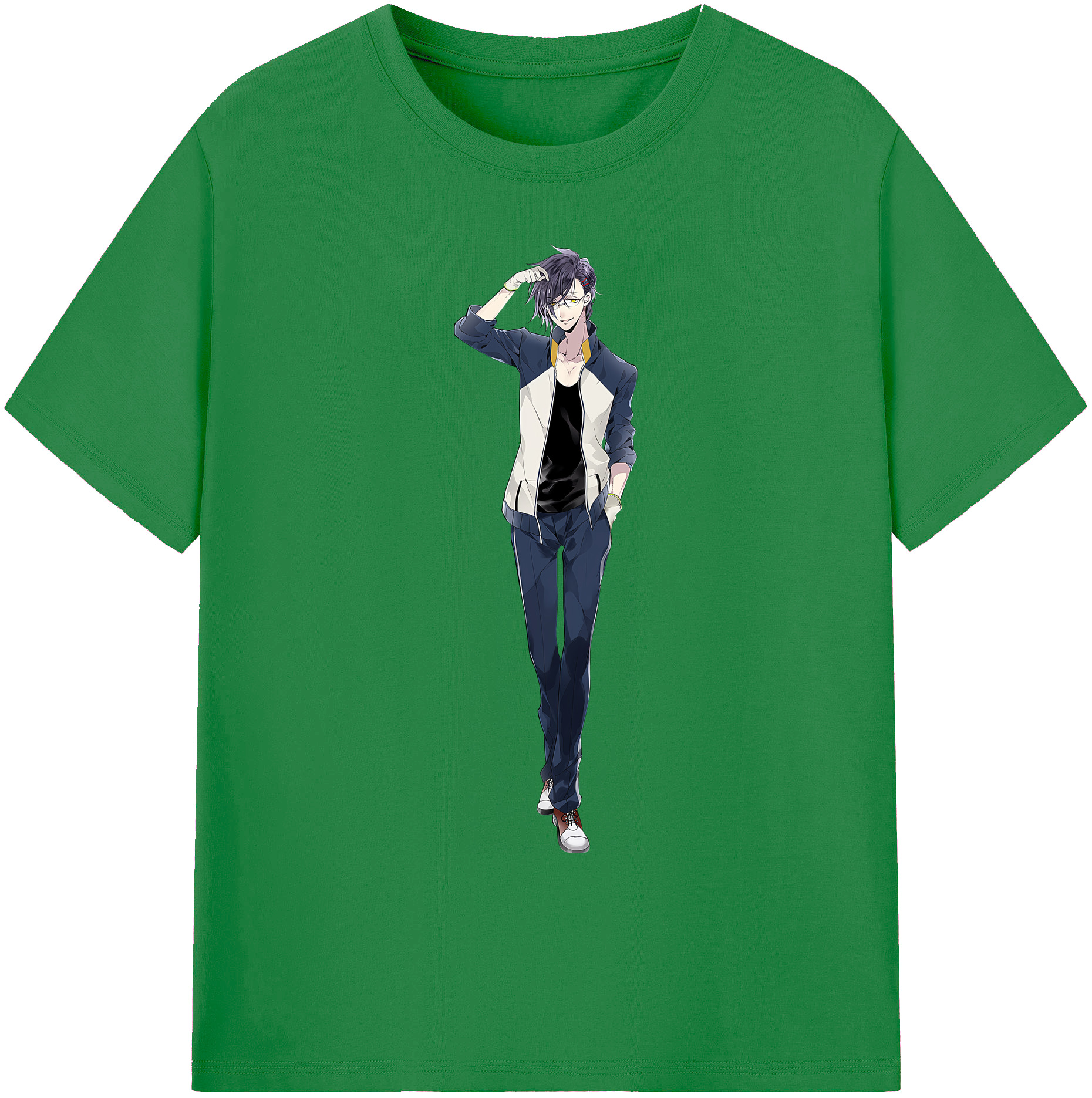 （画像用） 刀剣乱舞 Touken Ranbu 綿100％ メンズ半袖Tシャツ｜肌触りやわらか＆通気性