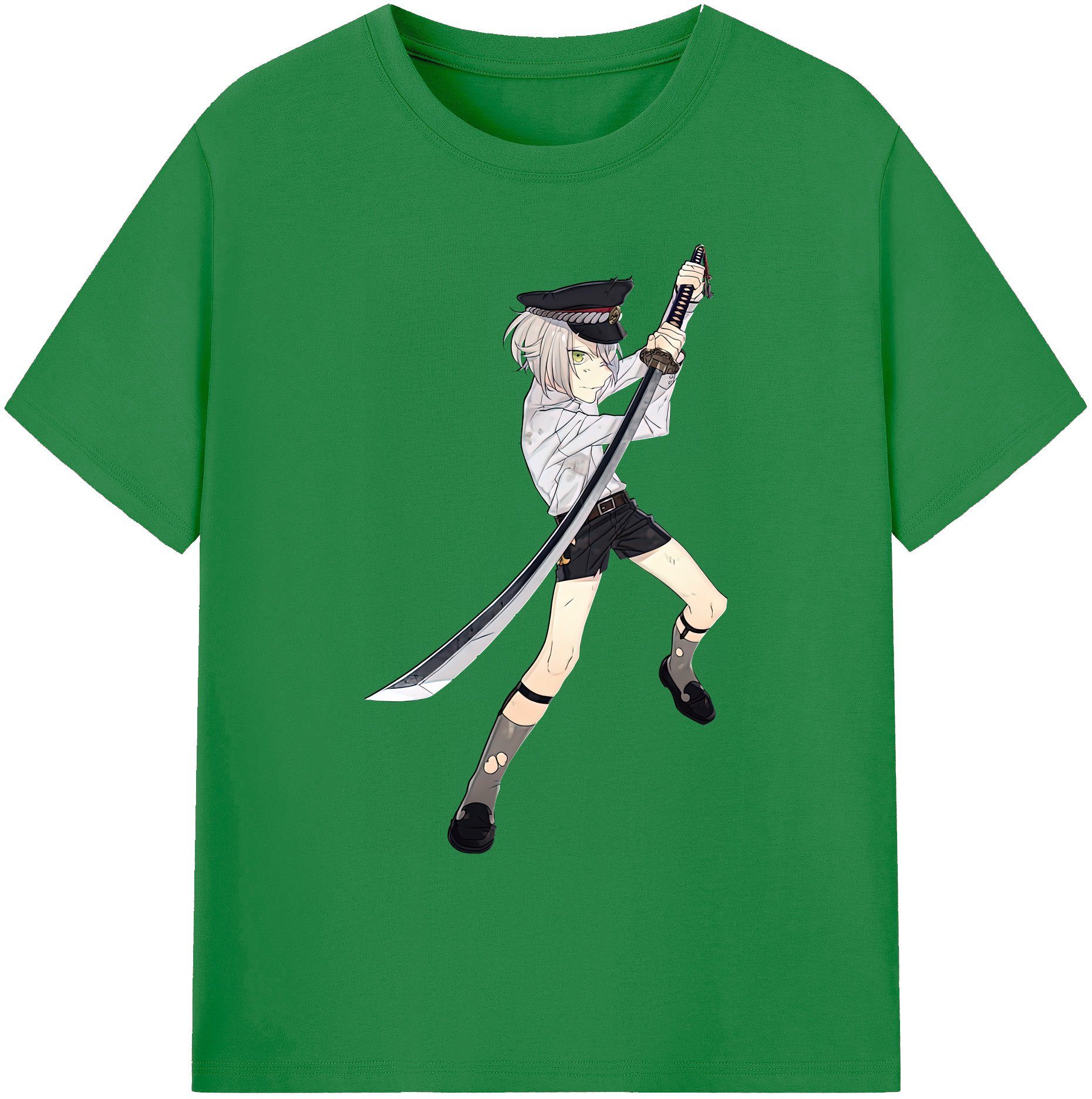 （画像用） 刀剣乱舞 Touken Ranbu 綿100％ メンズ半袖Tシャツ｜肌触りやわらか＆通気性