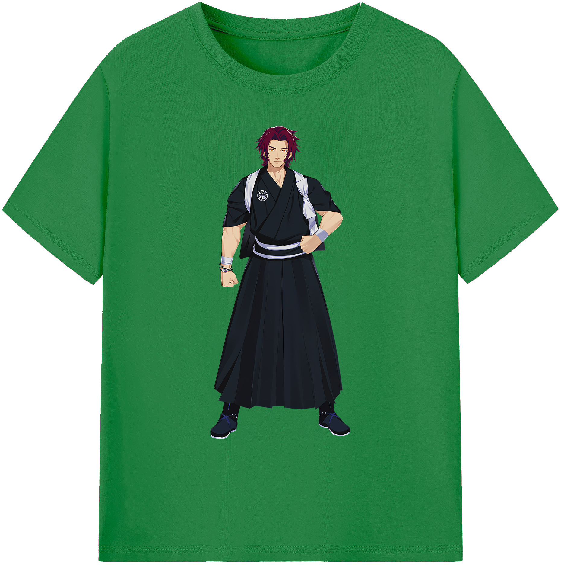 （画像用） 刀剣乱舞 Touken Ranbu 綿100％ メンズ半袖Tシャツ｜肌触りやわらか＆通気性