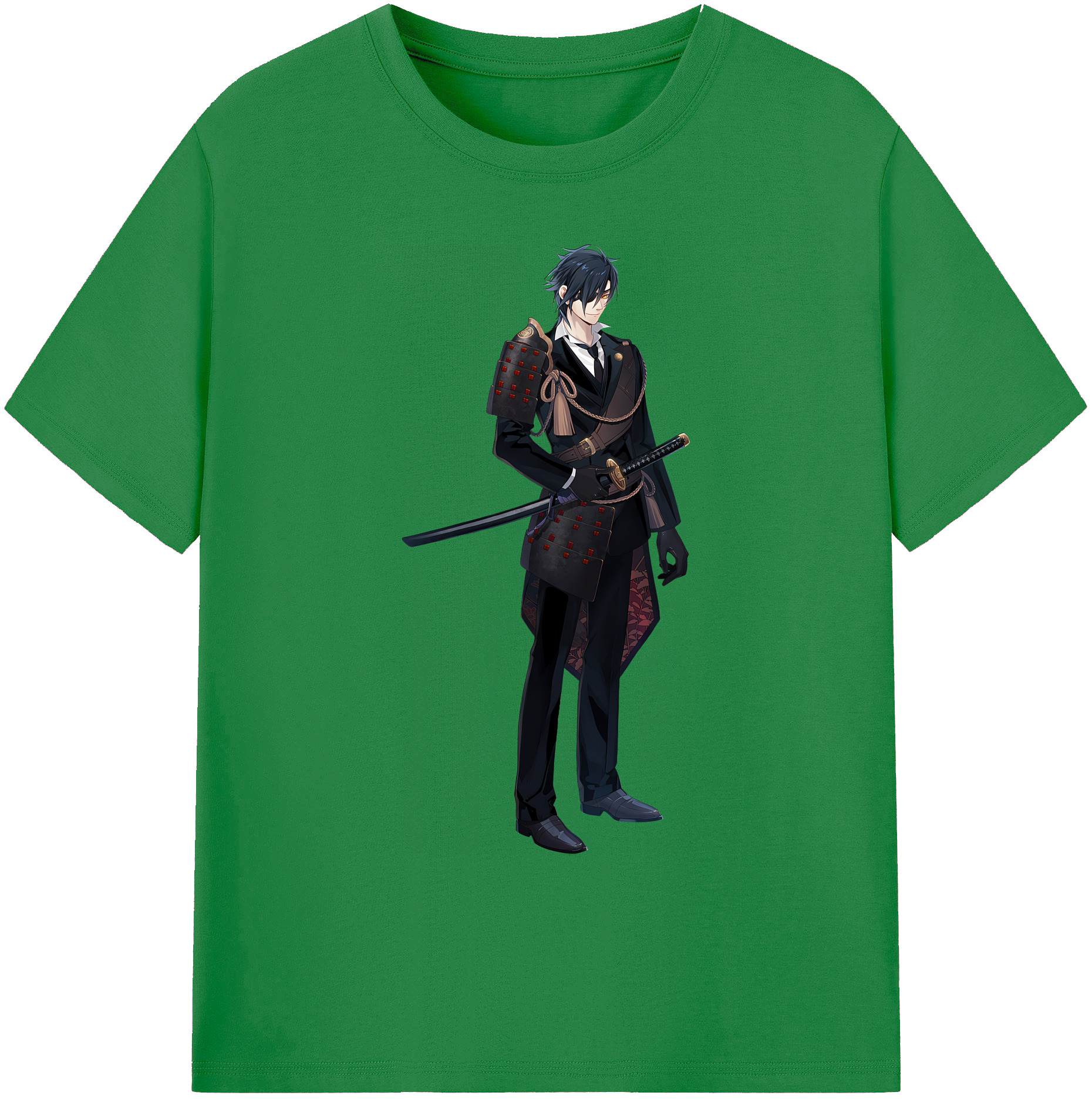 （画像用） 刀剣乱舞 Touken Ranbu 綿100％ メンズ半袖Tシャツ｜肌触りやわらか＆通気性