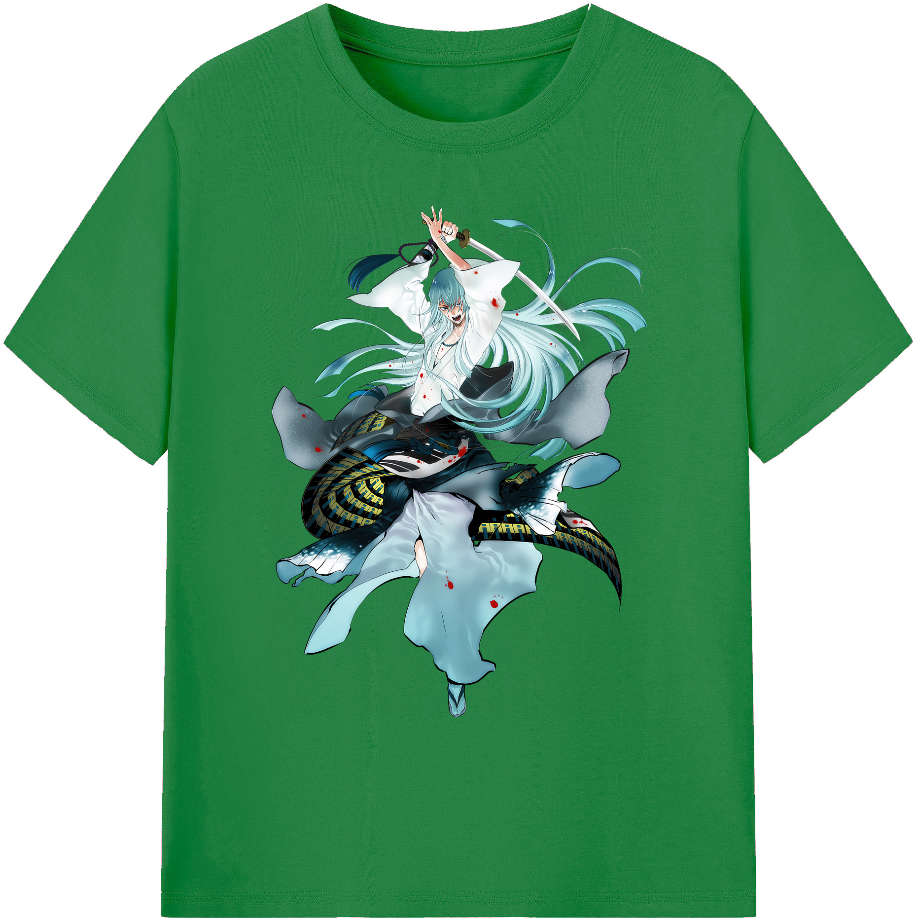 （画像用） 刀剣乱舞 Touken Ranbu 綿100％ メンズ半袖Tシャツ｜肌触りやわらか＆通気性