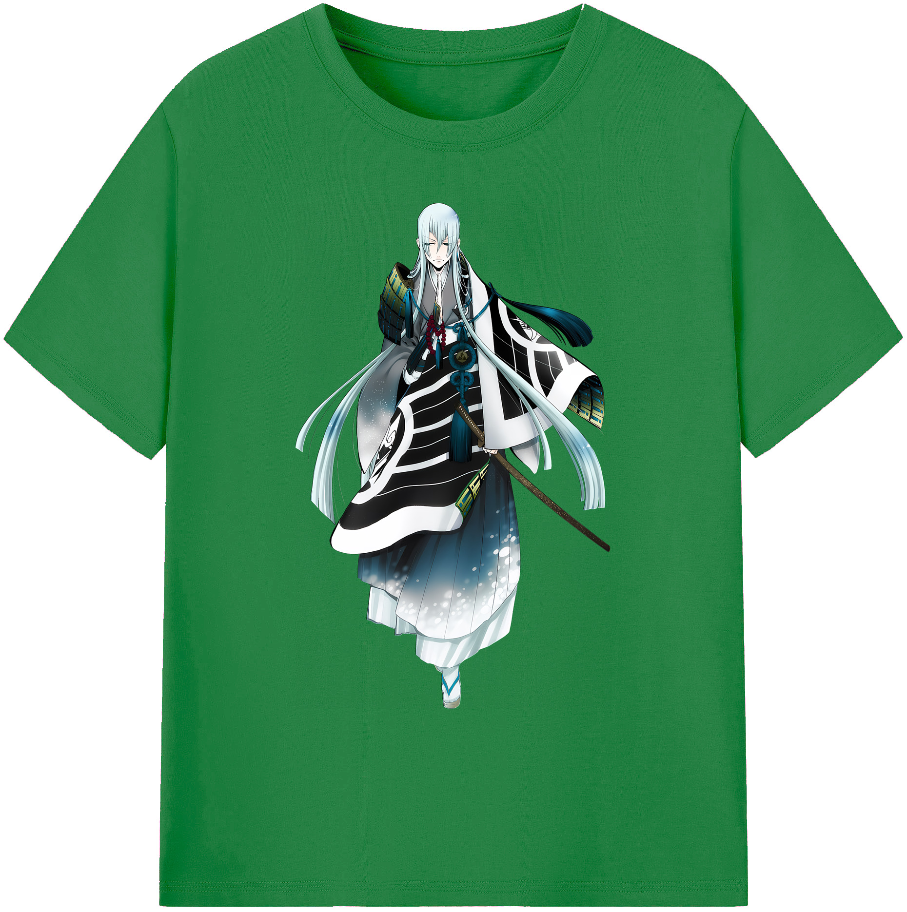 （画像用） 刀剣乱舞 Touken Ranbu 綿100％ メンズ半袖Tシャツ｜肌触りやわらか＆通気性