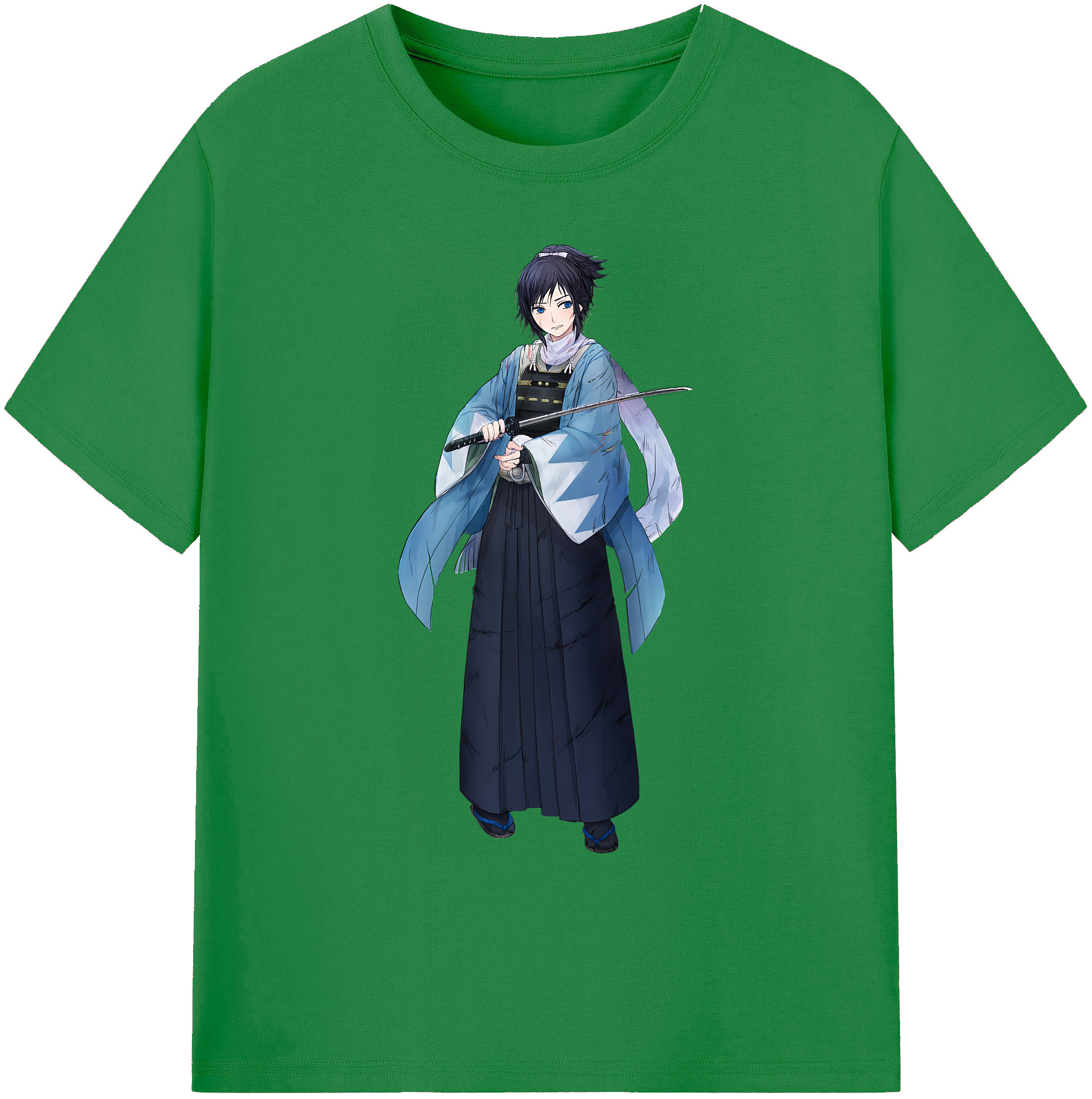 （画像用） 刀剣乱舞 Touken Ranbu 綿100％ メンズ半袖Tシャツ｜肌触りやわらか＆通気性