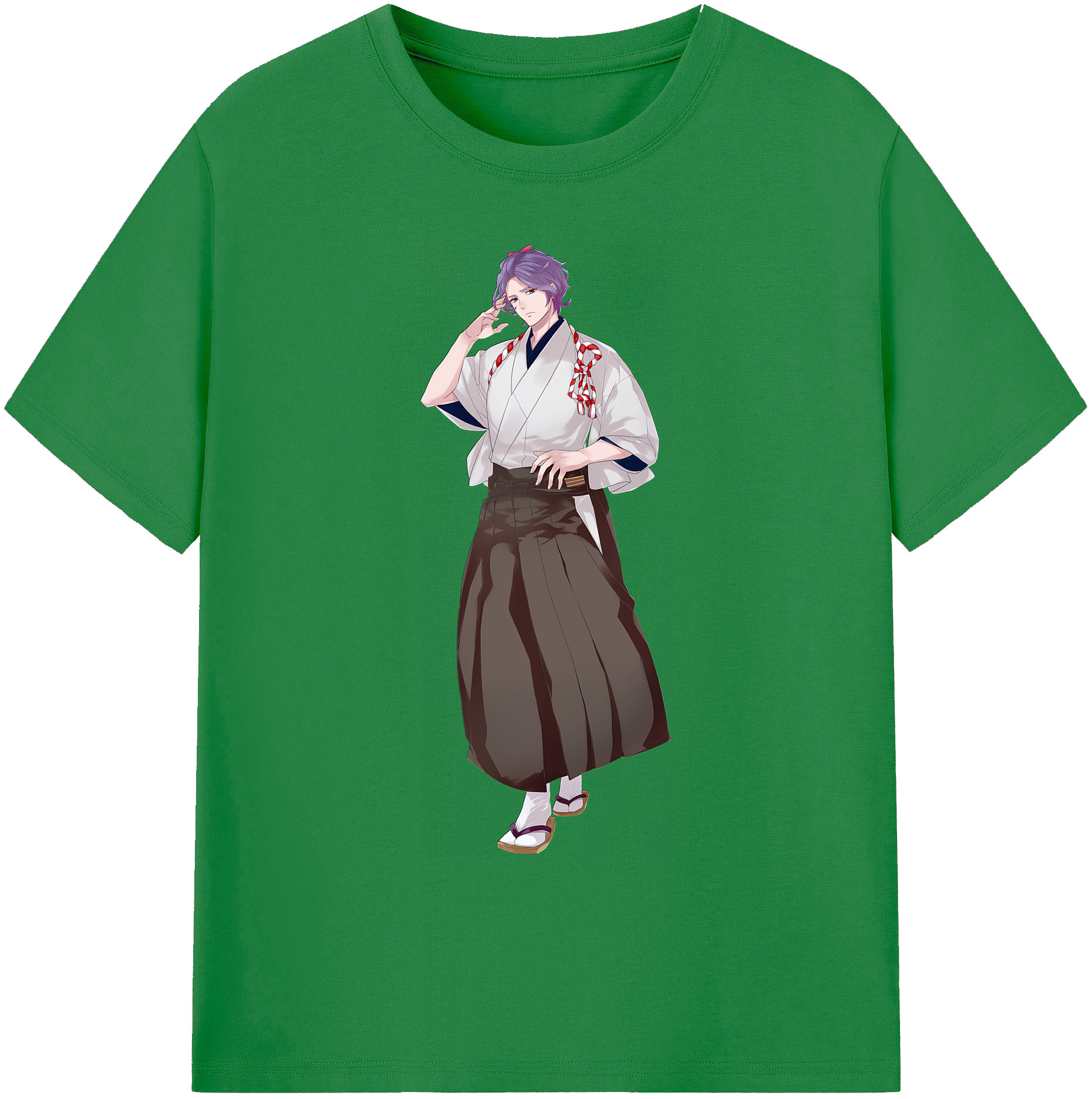 （画像用） 刀剣乱舞 Touken Ranbu 綿100％ メンズ半袖Tシャツ｜肌触りやわらか＆通気性
