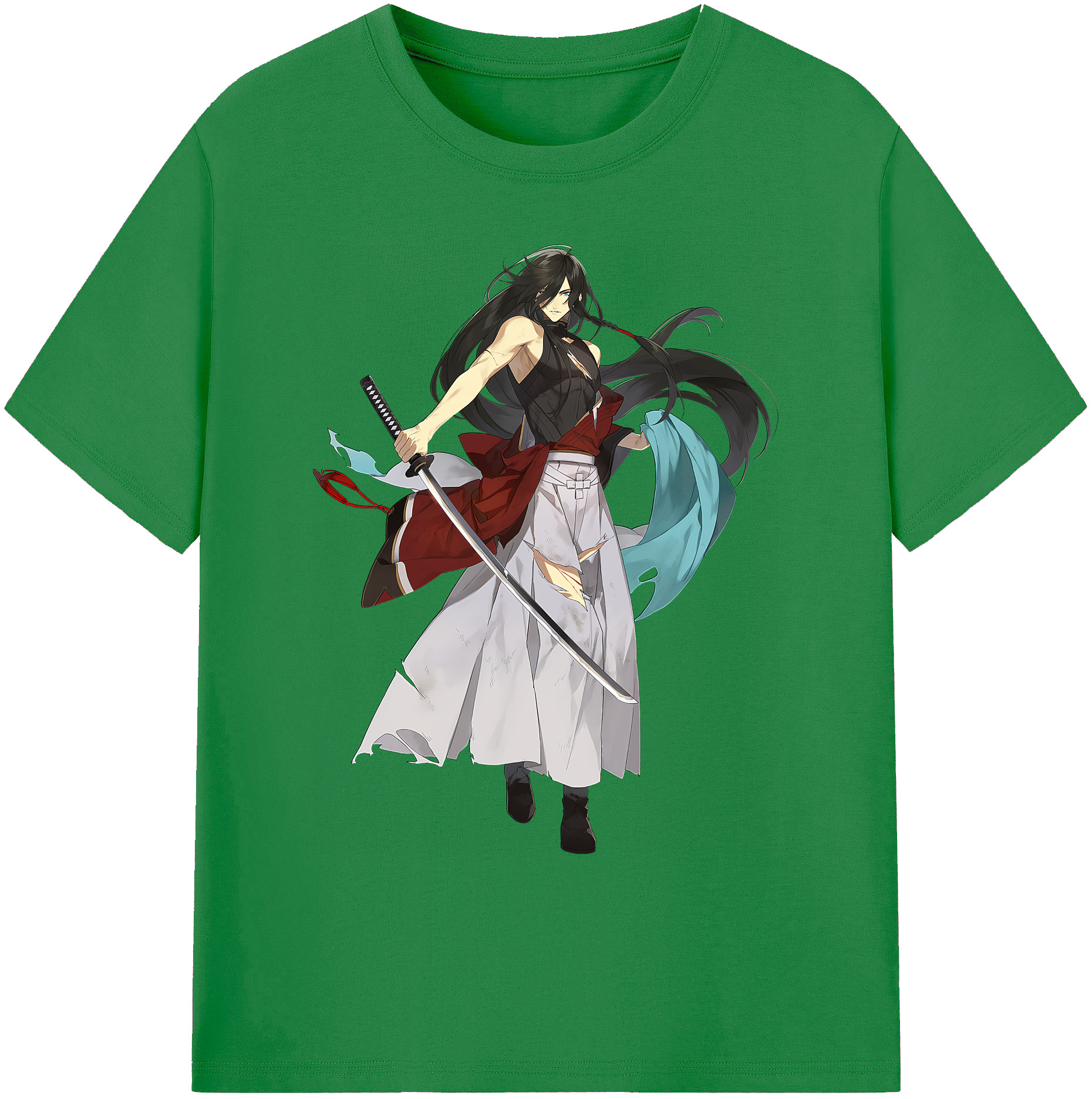 （画像用） 刀剣乱舞 Touken Ranbu 綿100％ メンズ半袖Tシャツ｜肌触りやわらか＆通気性