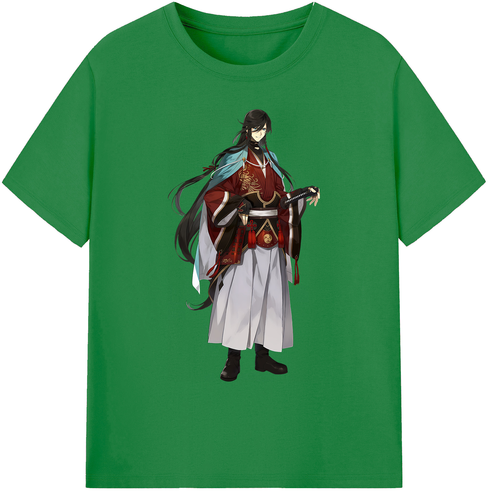 （画像用） 刀剣乱舞 Touken Ranbu 綿100％ メンズ半袖Tシャツ｜肌触りやわらか＆通気性