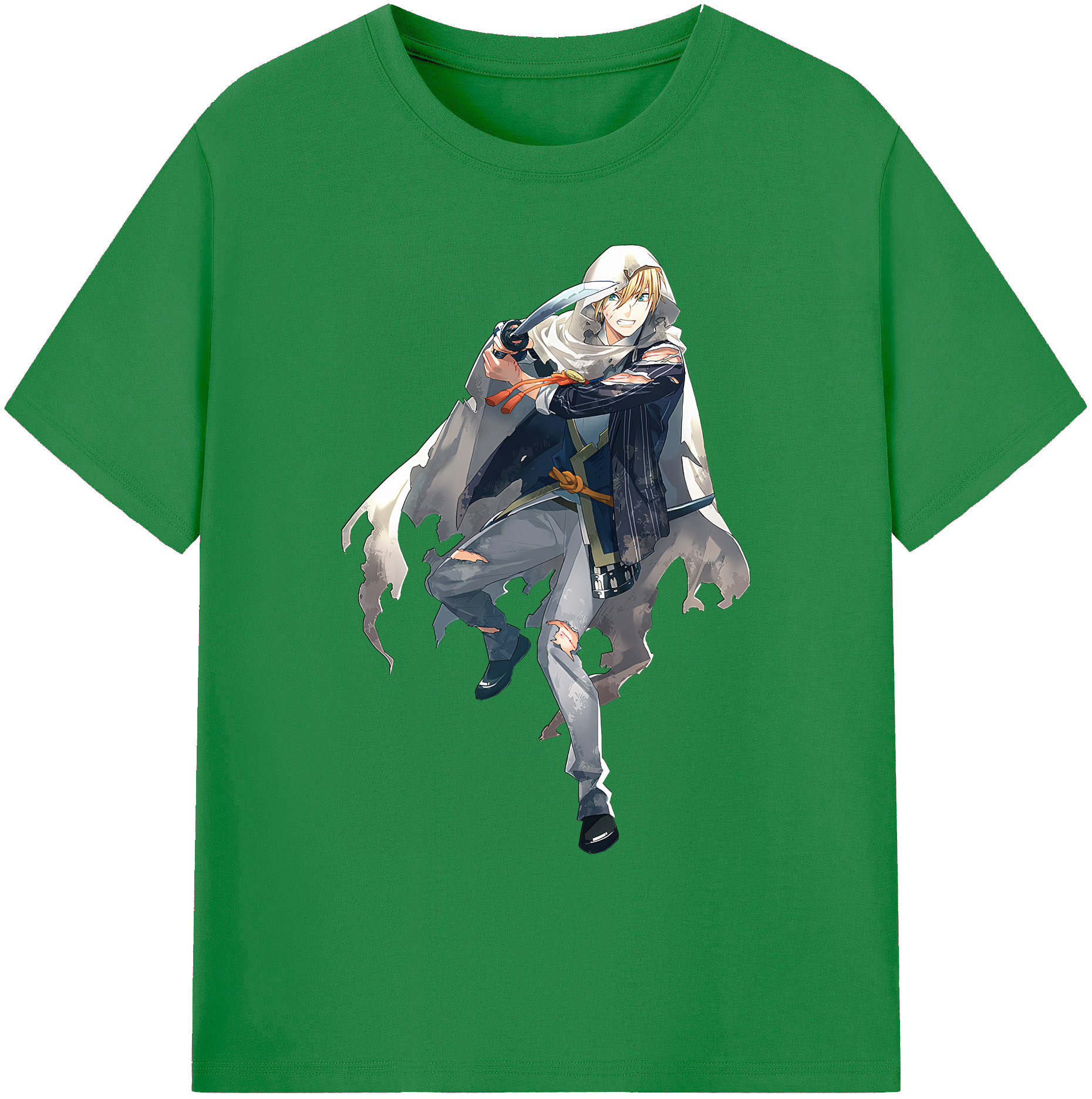 （画像用） 刀剣乱舞 Touken Ranbu 綿100％ メンズ半袖Tシャツ｜肌触りやわらか＆通気性