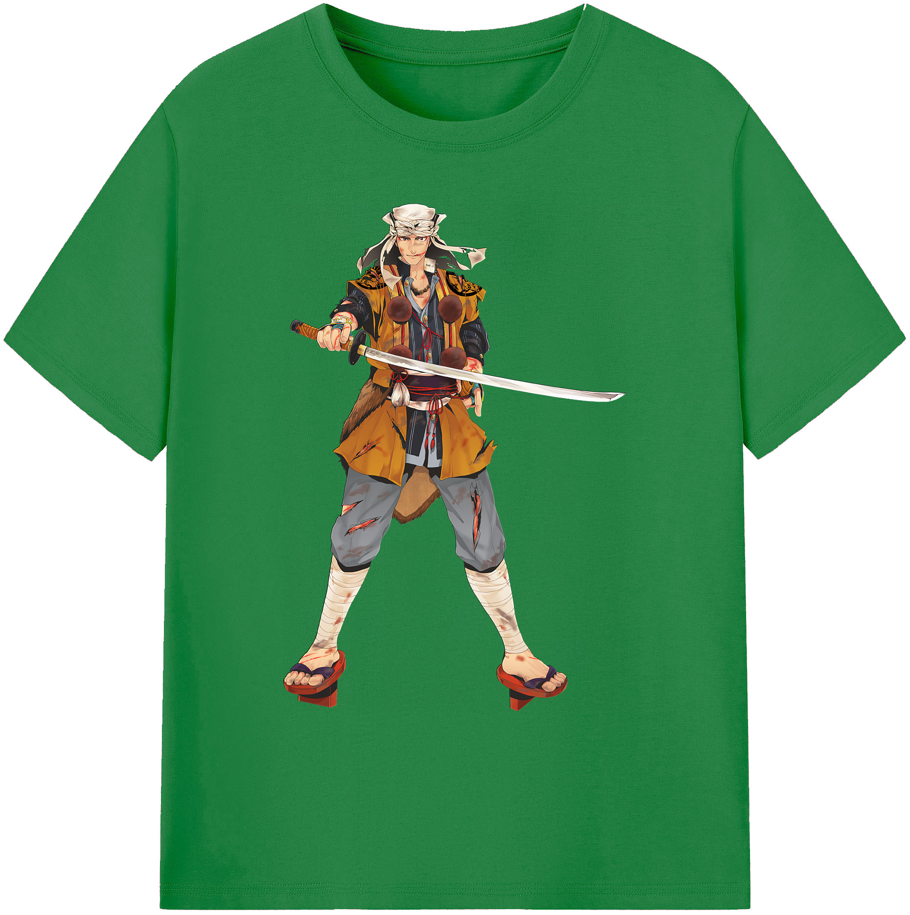 （画像用） 刀剣乱舞 Touken Ranbu 綿100％ メンズ半袖Tシャツ｜肌触りやわらか＆通気性