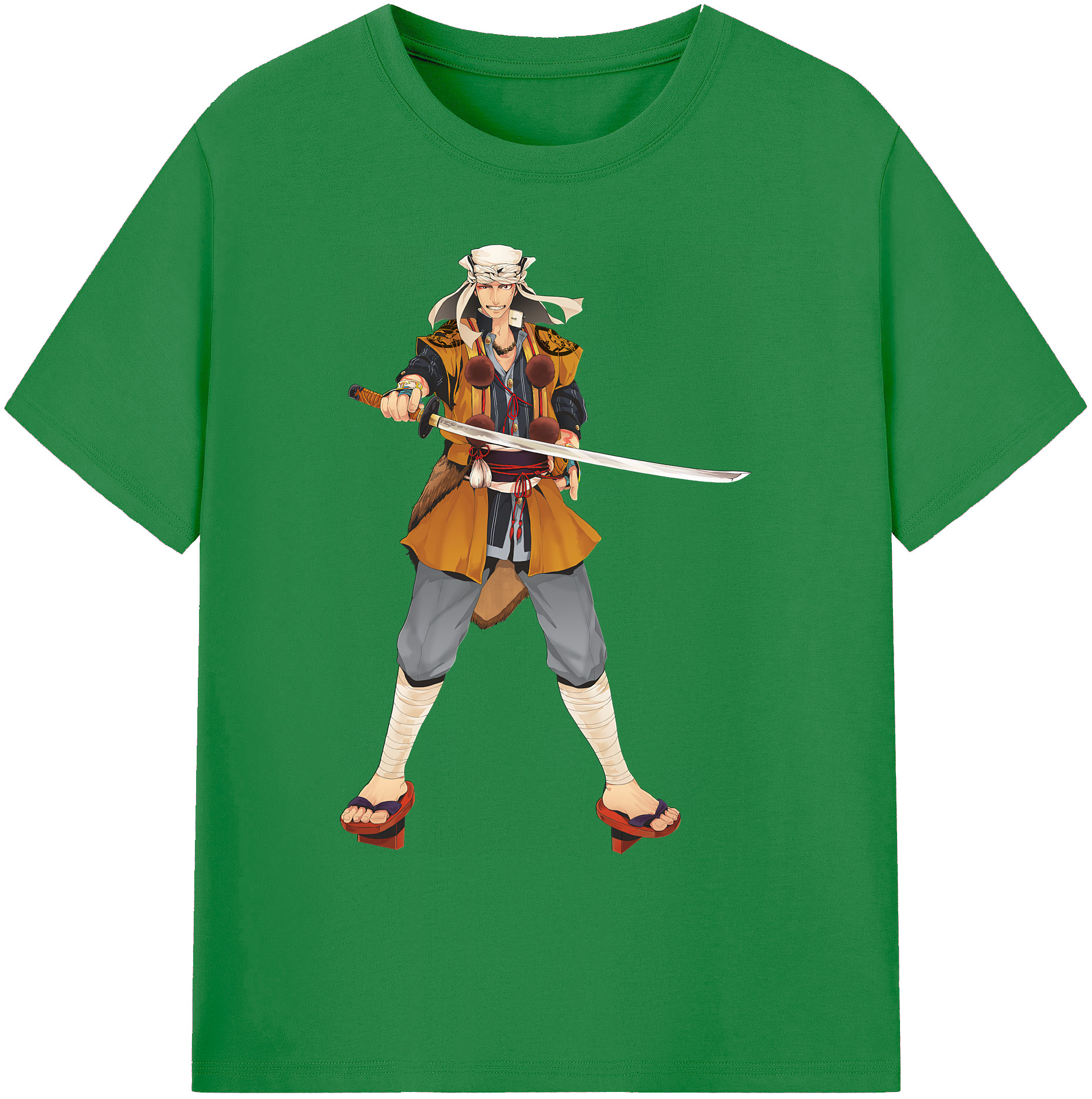 （画像用） 刀剣乱舞 Touken Ranbu 綿100％ メンズ半袖Tシャツ｜肌触りやわらか＆通気性