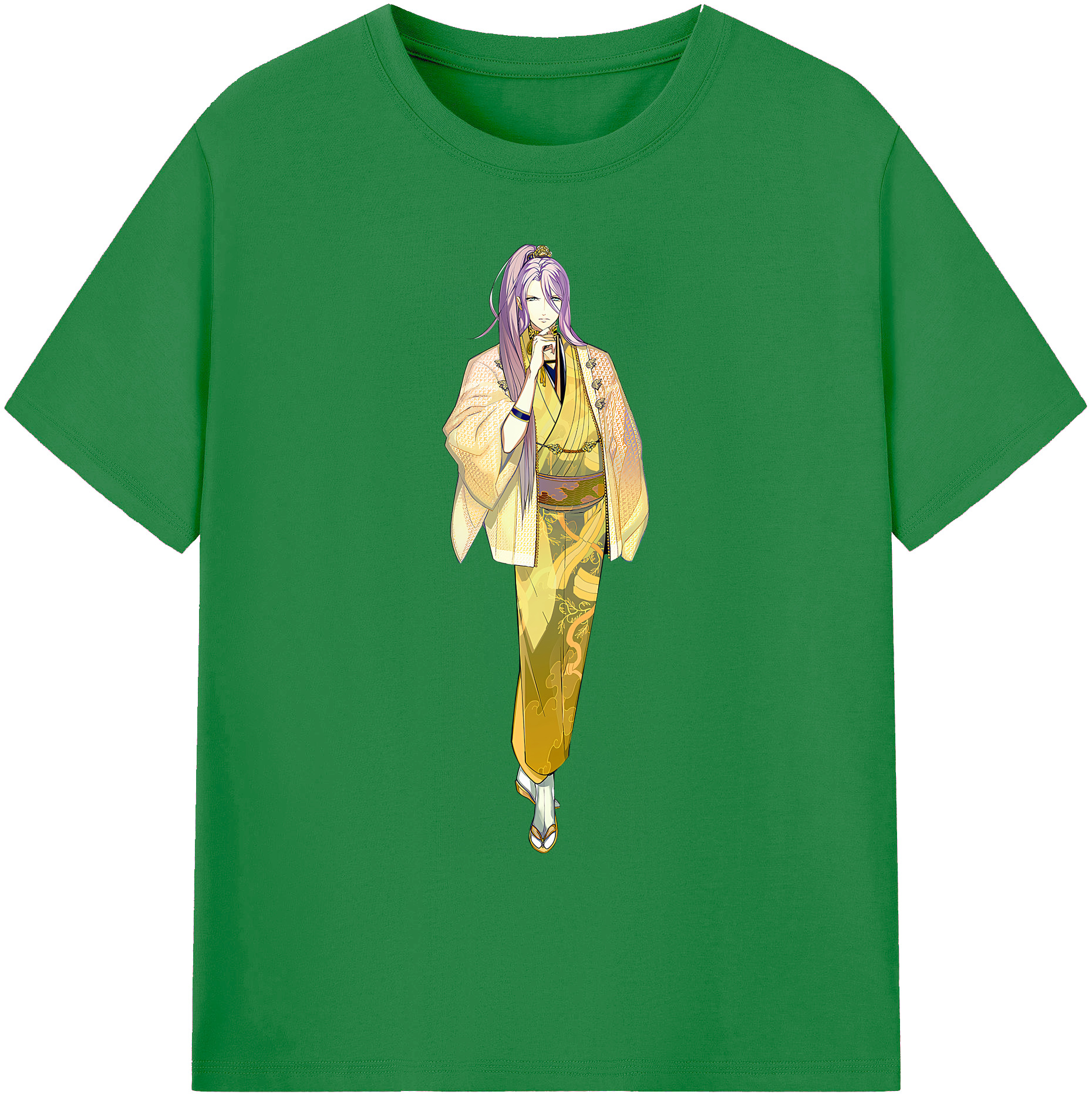 （画像用） 刀剣乱舞 Touken Ranbu 綿100％ メンズ半袖Tシャツ｜肌触りやわらか＆通気性