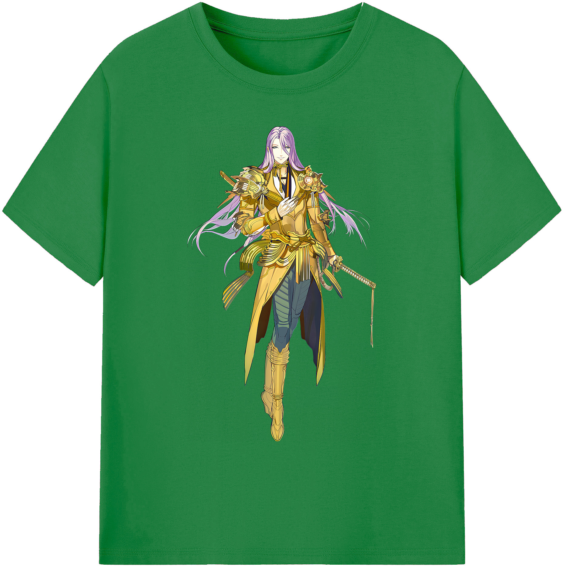（画像用） 刀剣乱舞 Touken Ranbu 綿100％ メンズ半袖Tシャツ｜肌触りやわらか＆通気性