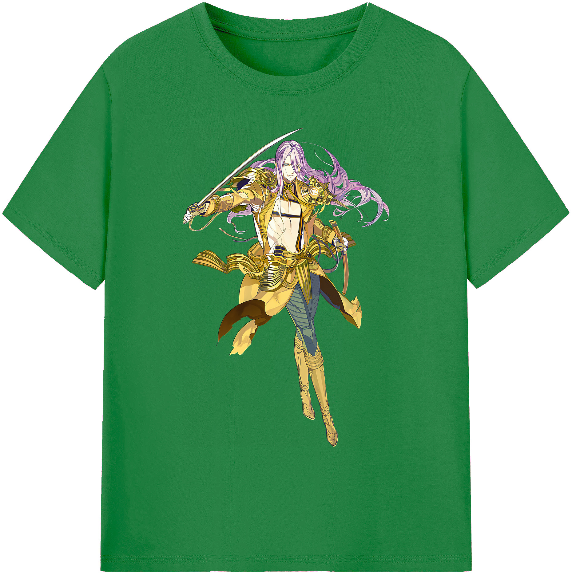 （画像用） 刀剣乱舞 Touken Ranbu 綿100％ メンズ半袖Tシャツ｜肌触りやわらか＆通気性