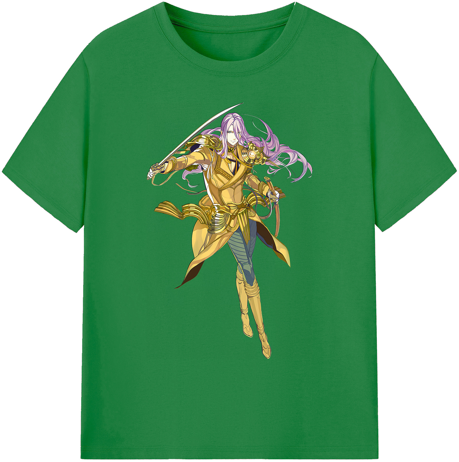 （画像用） 刀剣乱舞 Touken Ranbu 綿100％ メンズ半袖Tシャツ｜肌触りやわらか＆通気性