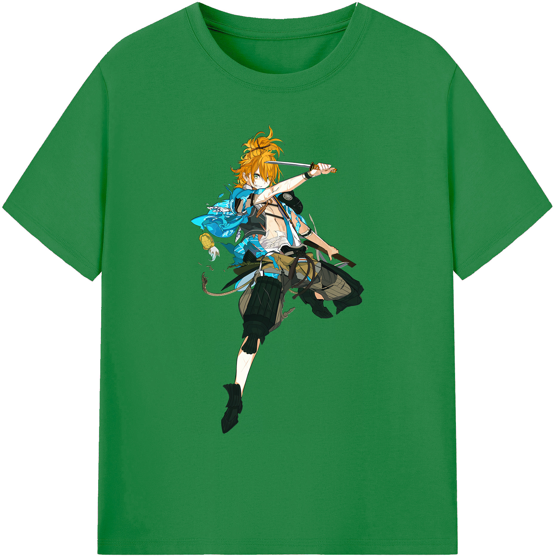 （画像用） 刀剣乱舞 Touken Ranbu 綿100％ メンズ半袖Tシャツ｜肌触りやわらか＆通気性
