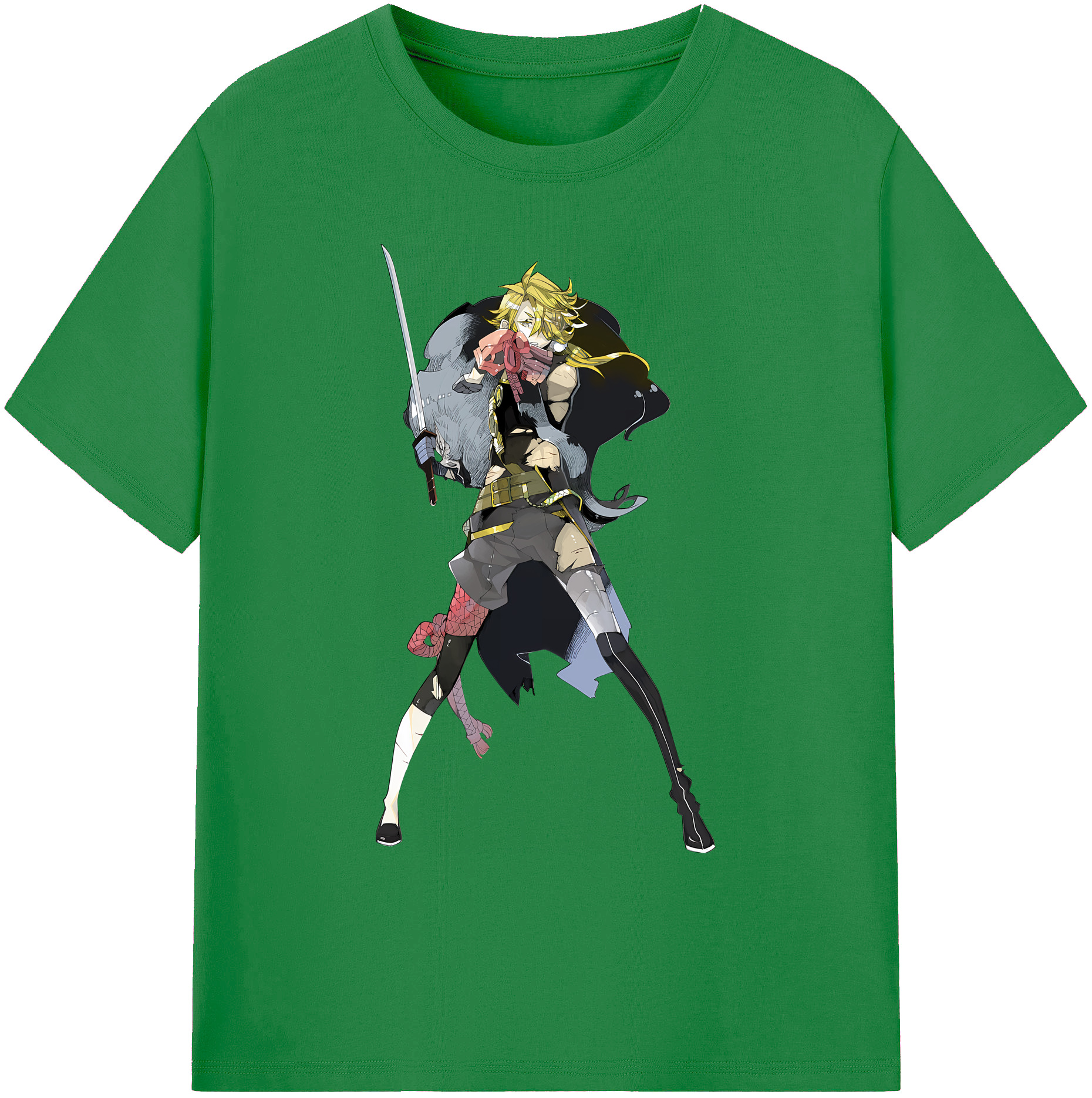 （画像用） 刀剣乱舞 Touken Ranbu 綿100％ メンズ半袖Tシャツ｜肌触りやわらか＆通気性
