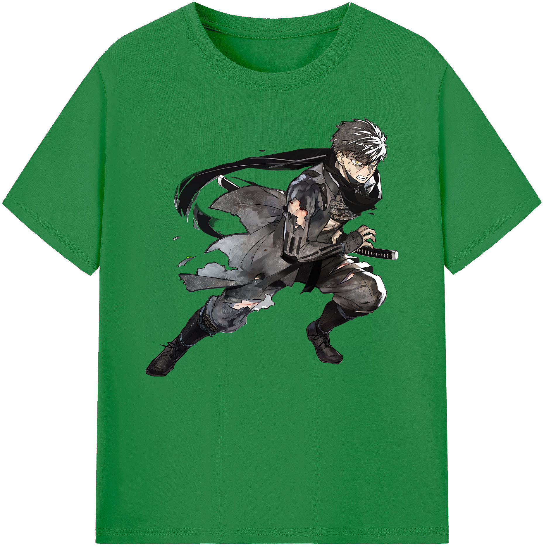 （画像用） 刀剣乱舞 Touken Ranbu 綿100％ メンズ半袖Tシャツ｜肌触りやわらか＆通気性