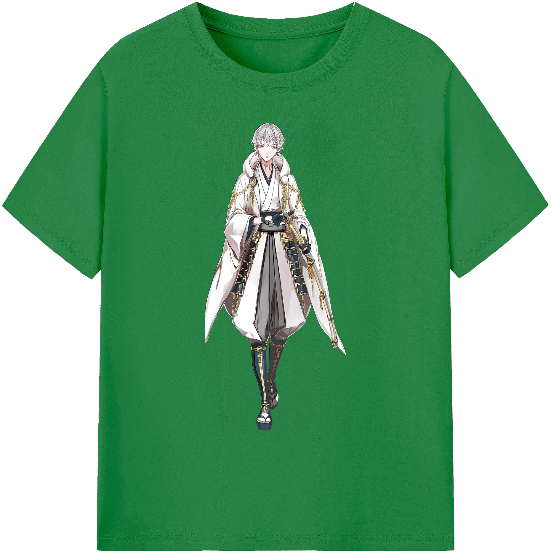 （画像用） 刀剣乱舞 Touken Ranbu 綿100％ メンズ半袖Tシャツ｜肌触りやわらか＆通気性