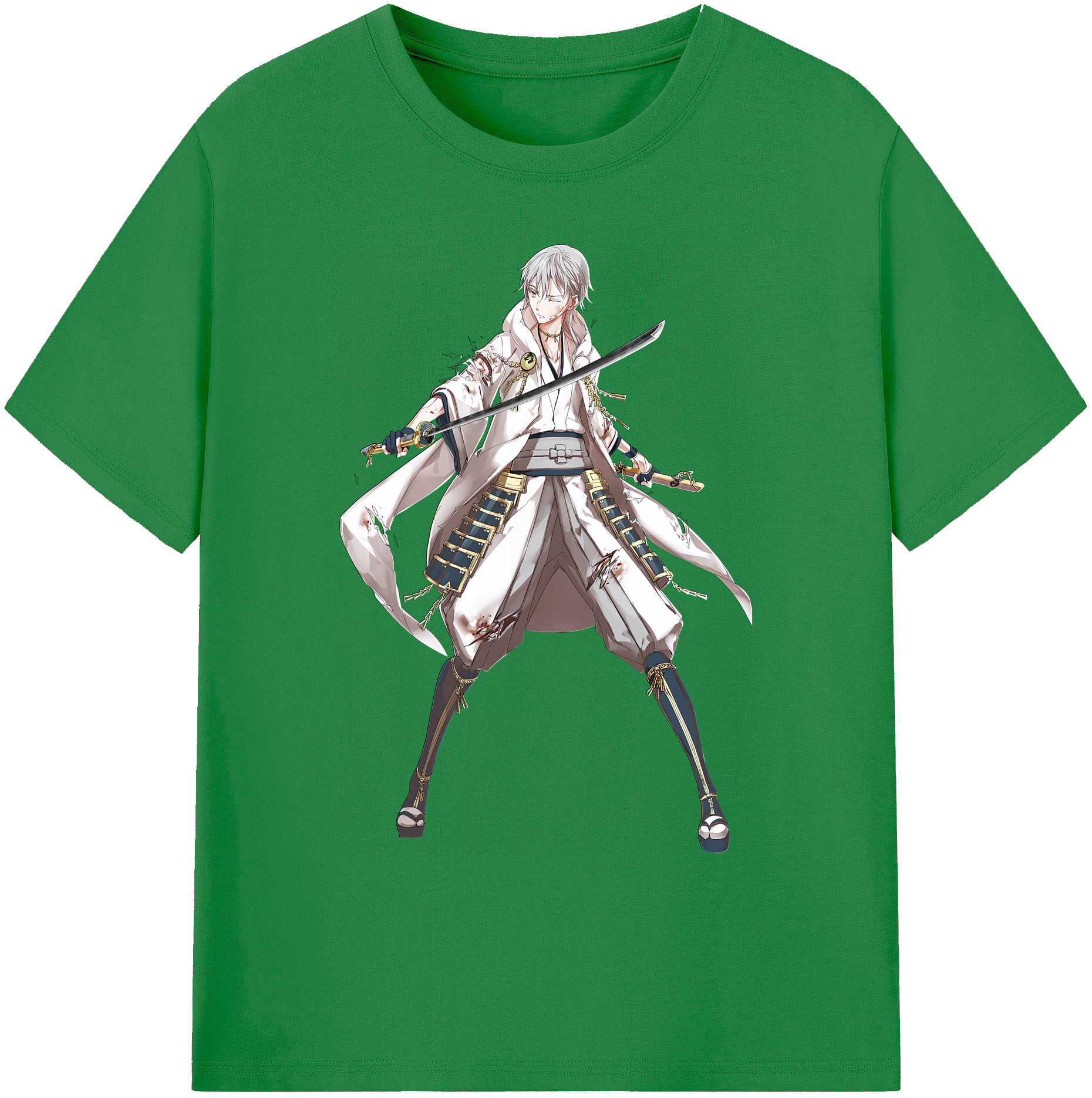 （画像用） 刀剣乱舞 Touken Ranbu 綿100％ メンズ半袖Tシャツ｜肌触りやわらか＆通気性