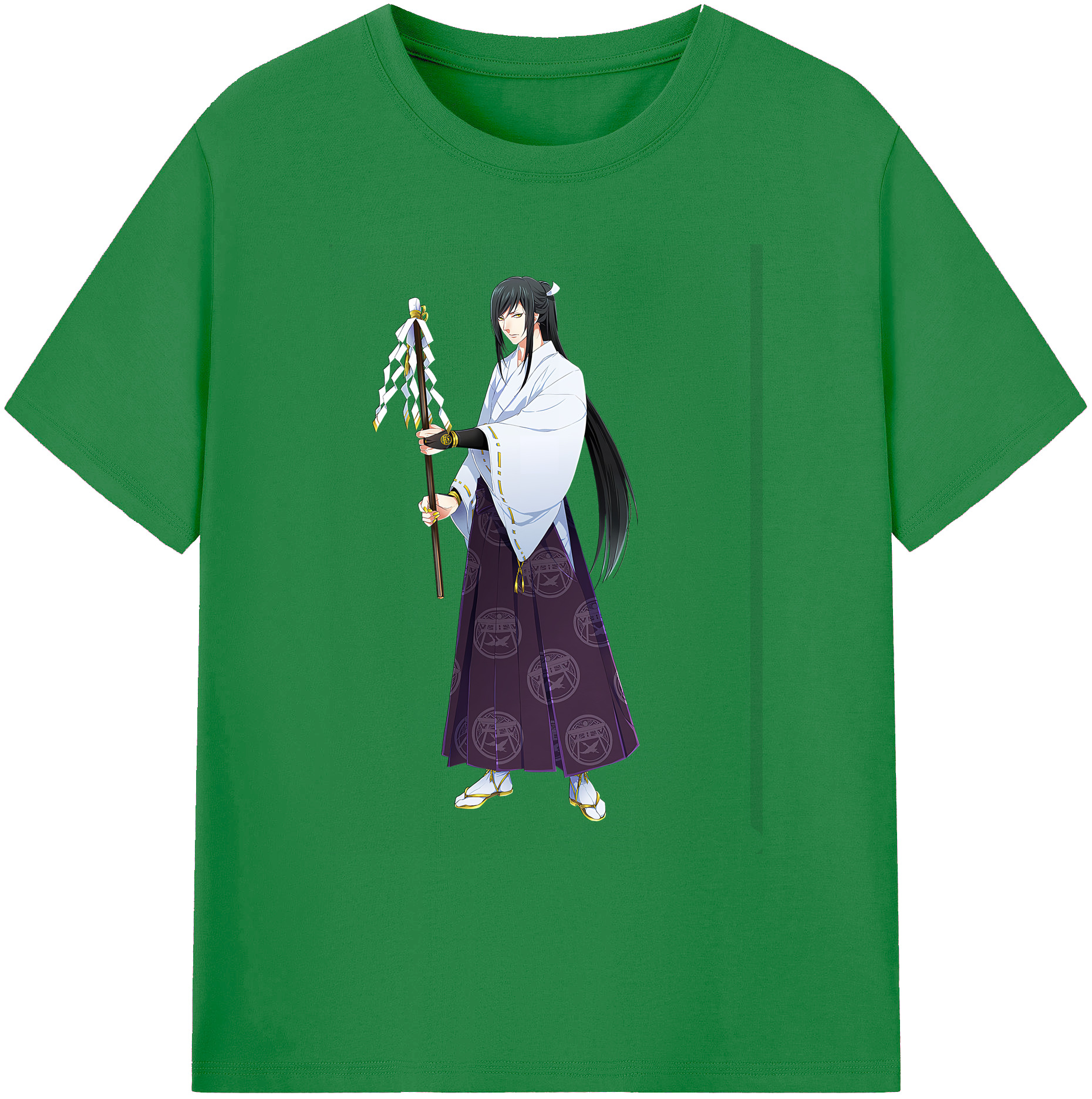 （画像用） 刀剣乱舞 Touken Ranbu 綿100％ メンズ半袖Tシャツ｜肌触りやわらか＆通気性
