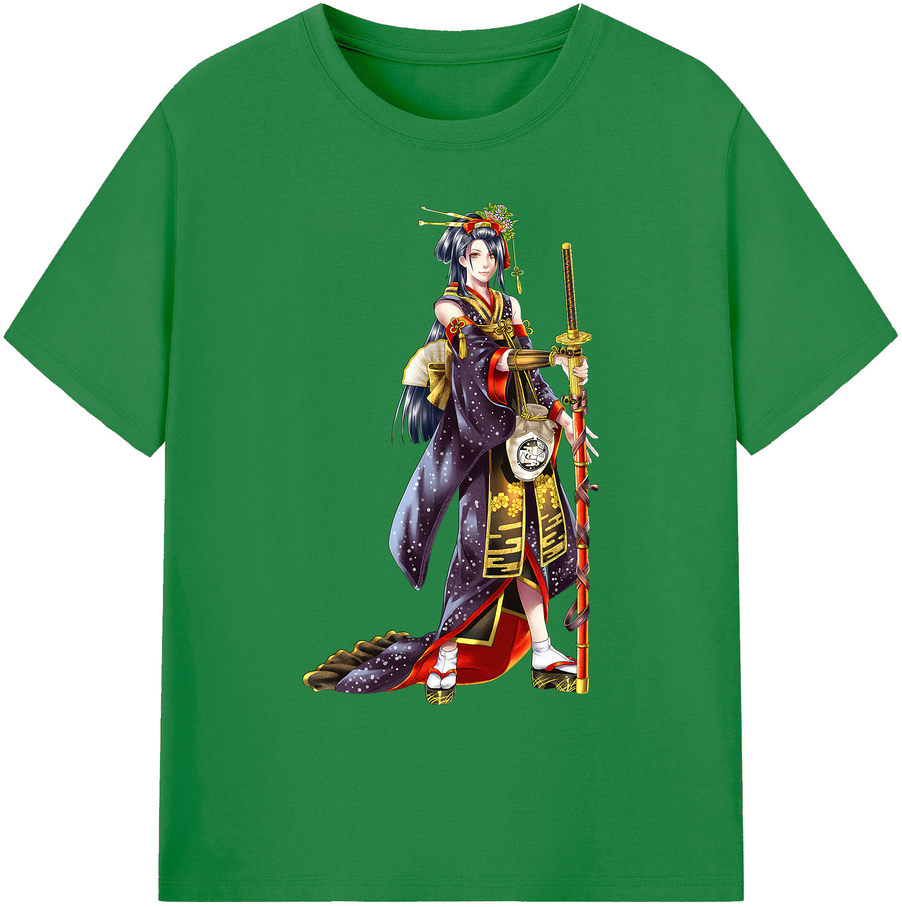 （画像用） 刀剣乱舞 Touken Ranbu 綿100％ メンズ半袖Tシャツ｜肌触りやわらか＆通気性