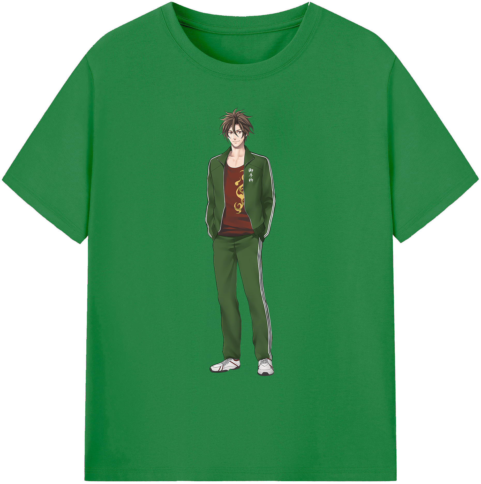 （画像用） 刀剣乱舞 Touken Ranbu 綿100％ メンズ半袖Tシャツ｜肌触りやわらか＆通気性