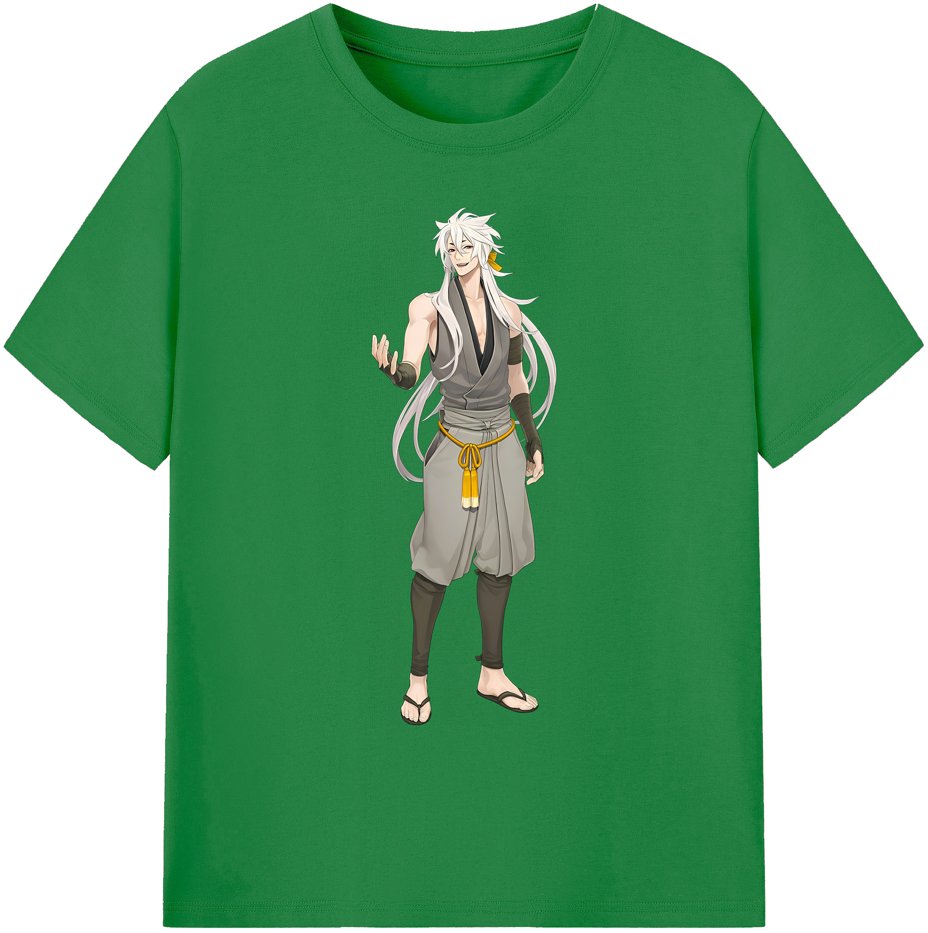 （画像用） 刀剣乱舞 Touken Ranbu 綿100％ メンズ半袖Tシャツ｜肌触りやわらか＆通気性