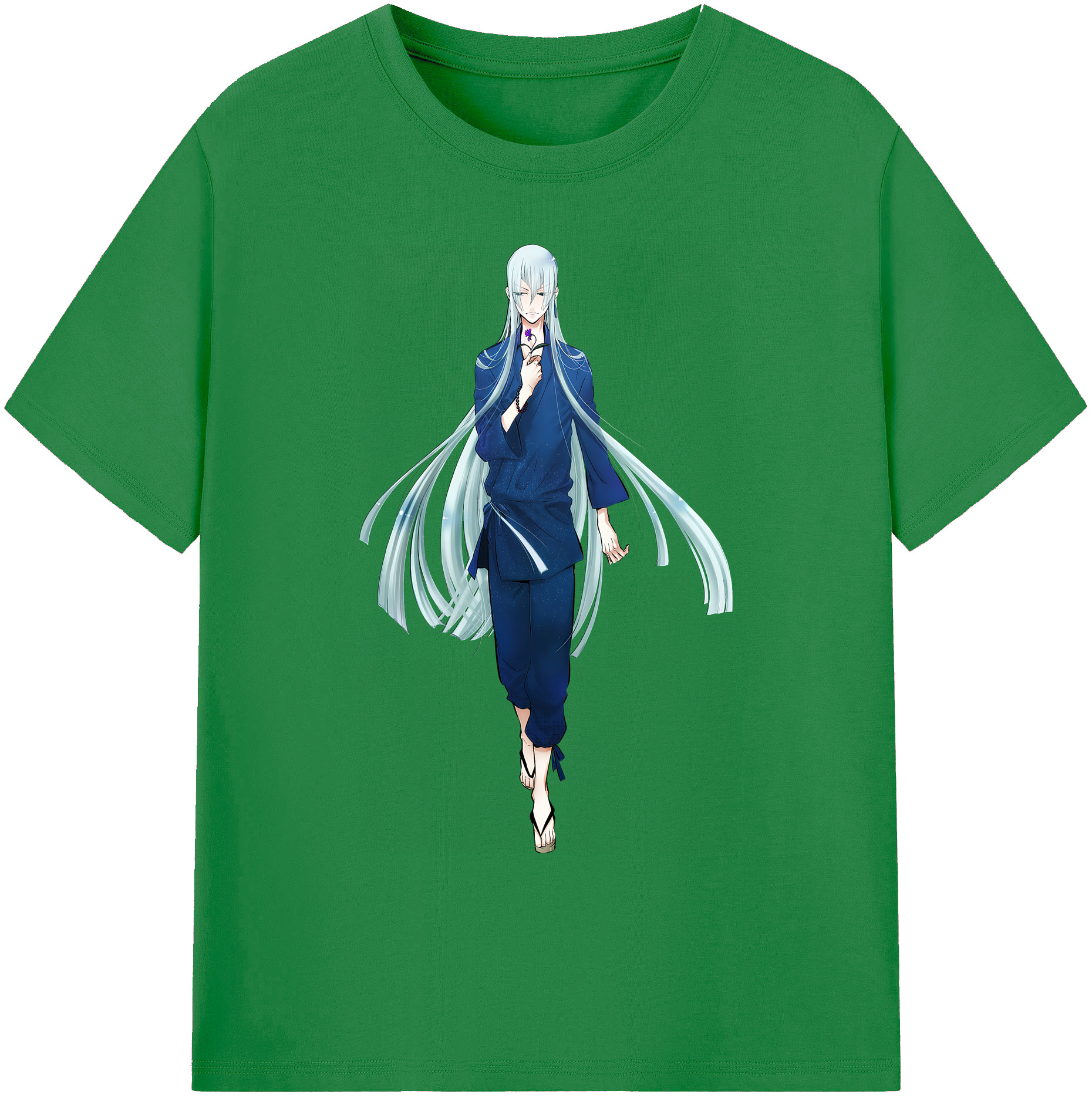 （画像用） 刀剣乱舞 Touken Ranbu 綿100％ メンズ半袖Tシャツ｜肌触りやわらか＆通気性