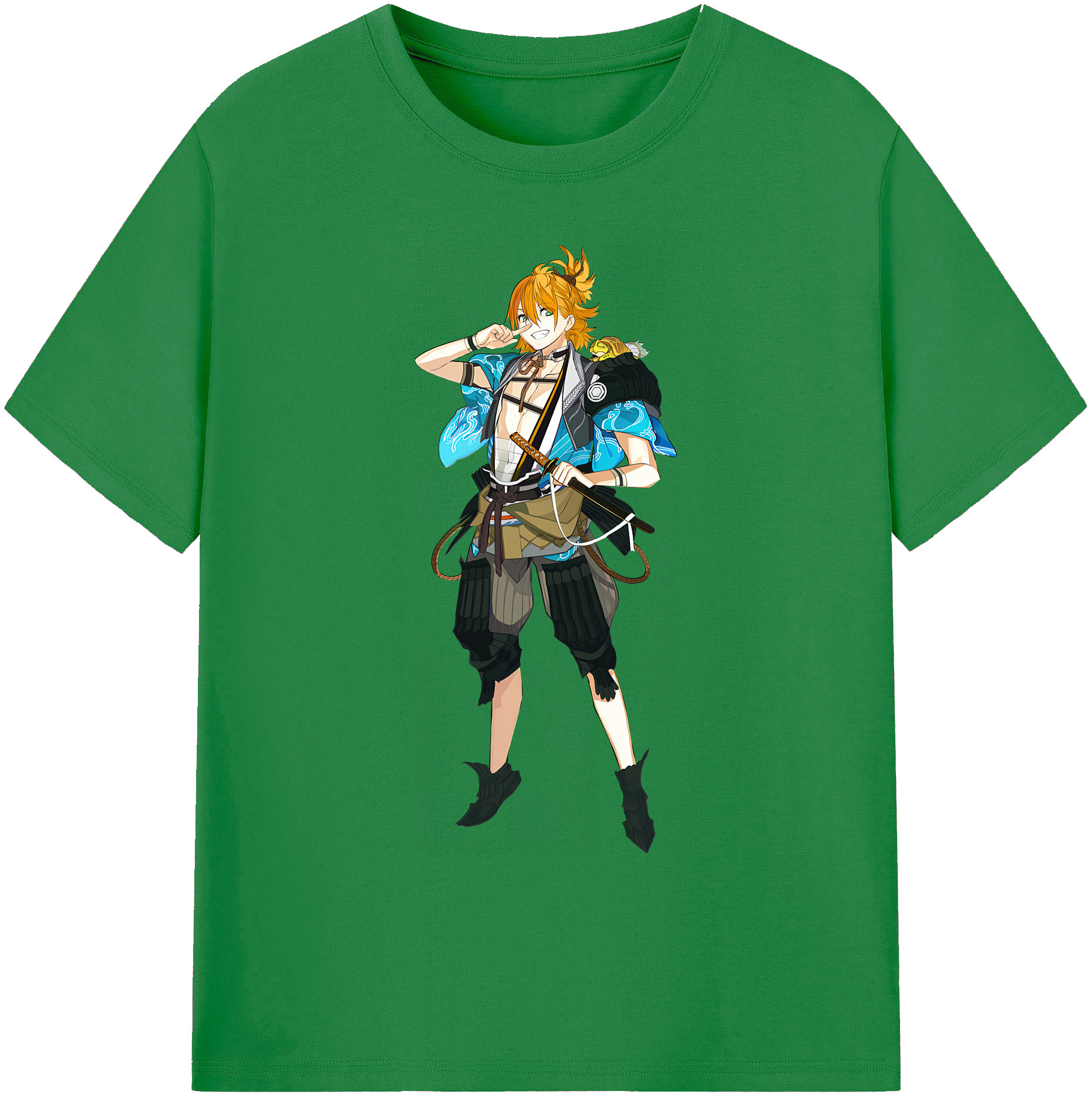 （画像用） 刀剣乱舞 Touken Ranbu 綿100％ メンズ半袖Tシャツ｜肌触りやわらか＆通気性