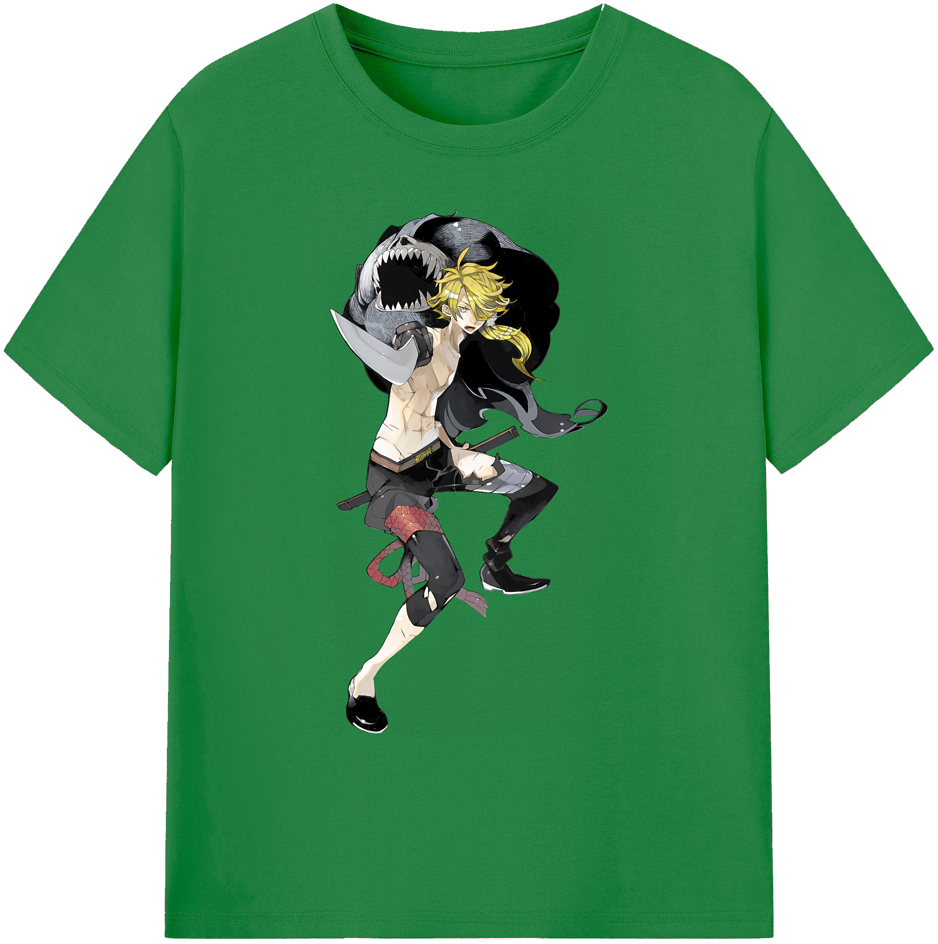 （画像用） 刀剣乱舞 Touken Ranbu 綿100％ メンズ半袖Tシャツ｜肌触りやわらか＆通気性