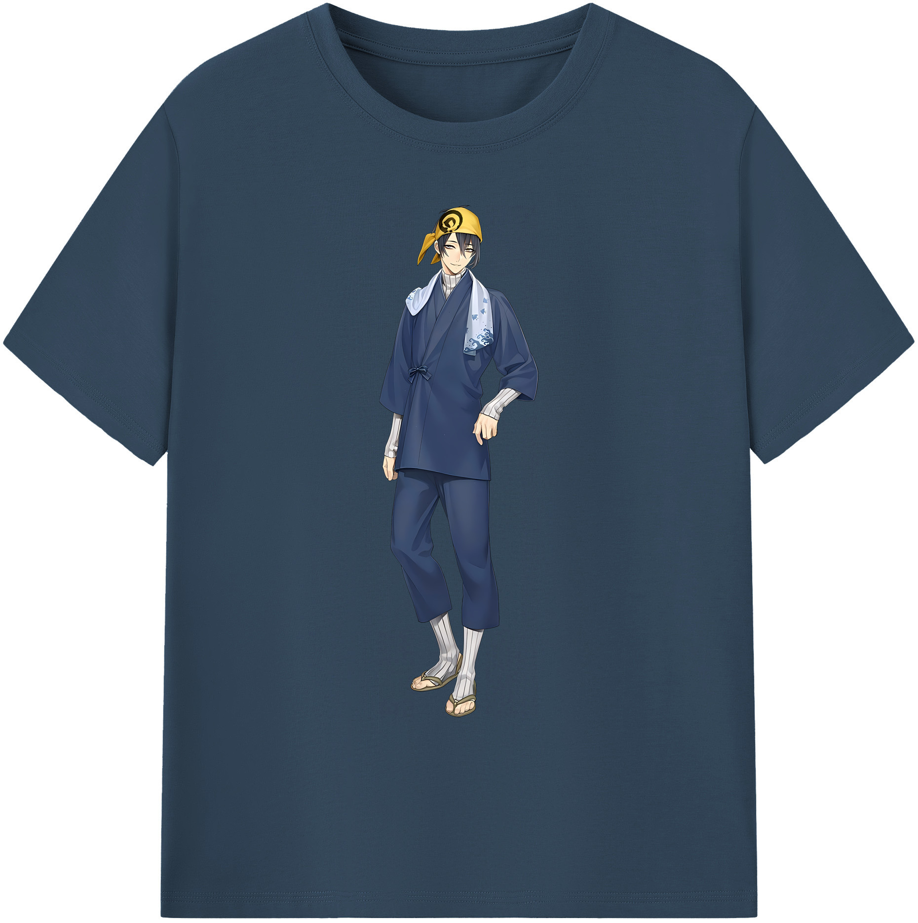 （画像用） 刀剣乱舞 Touken Ranbu 綿100％ メンズ半袖Tシャツ｜肌触りやわらか＆通気性