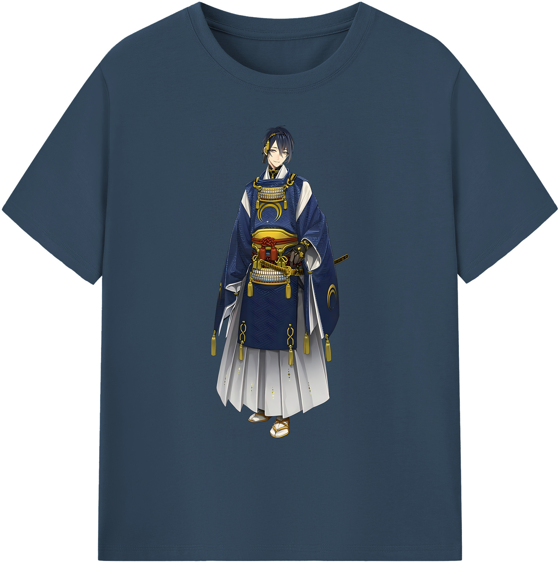 （画像用） 刀剣乱舞 Touken Ranbu 綿100％ メンズ半袖Tシャツ｜肌触りやわらか＆通気性