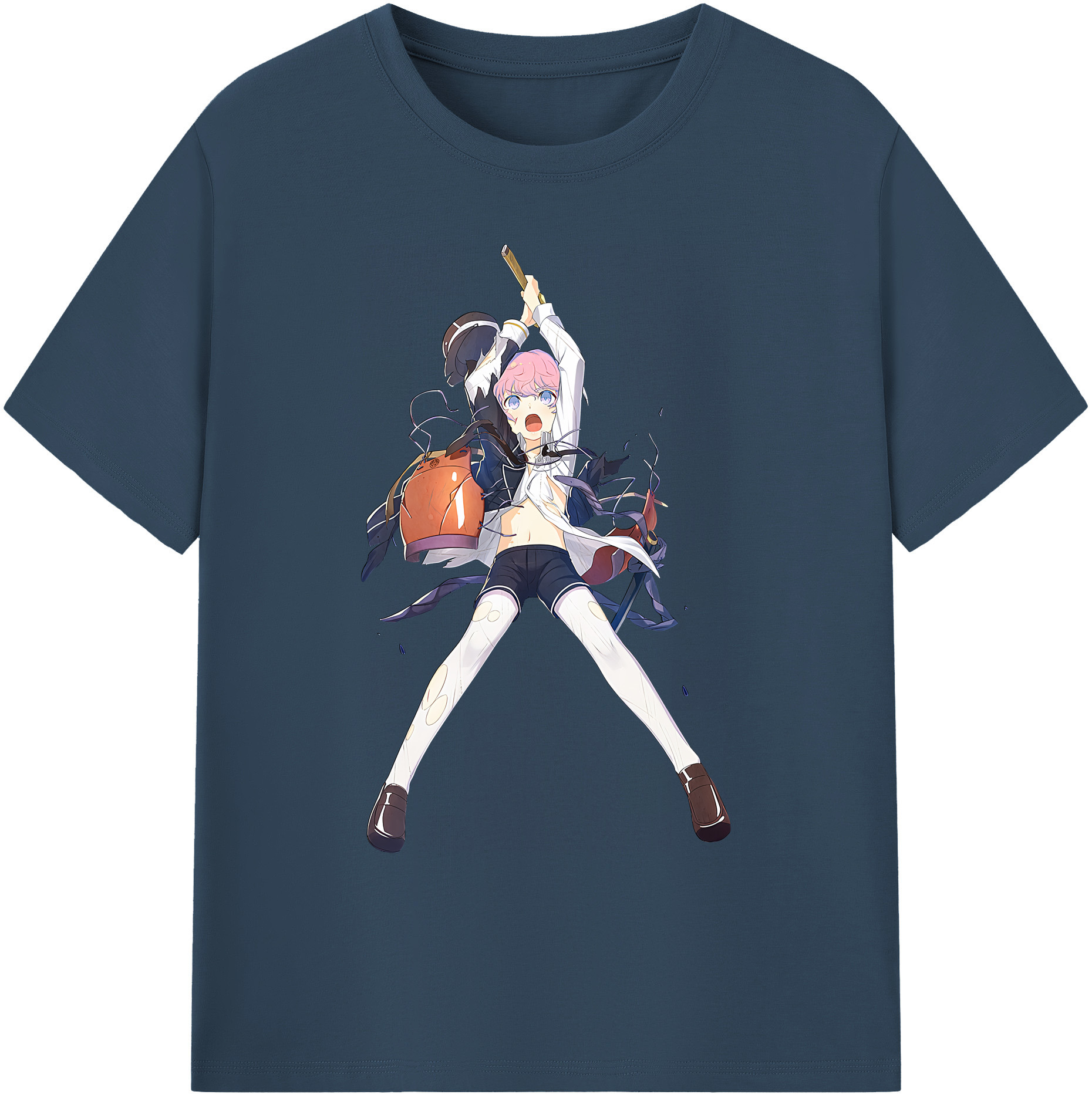 （画像用） 刀剣乱舞 Touken Ranbu 綿100％ メンズ半袖Tシャツ｜肌触りやわらか＆通気性