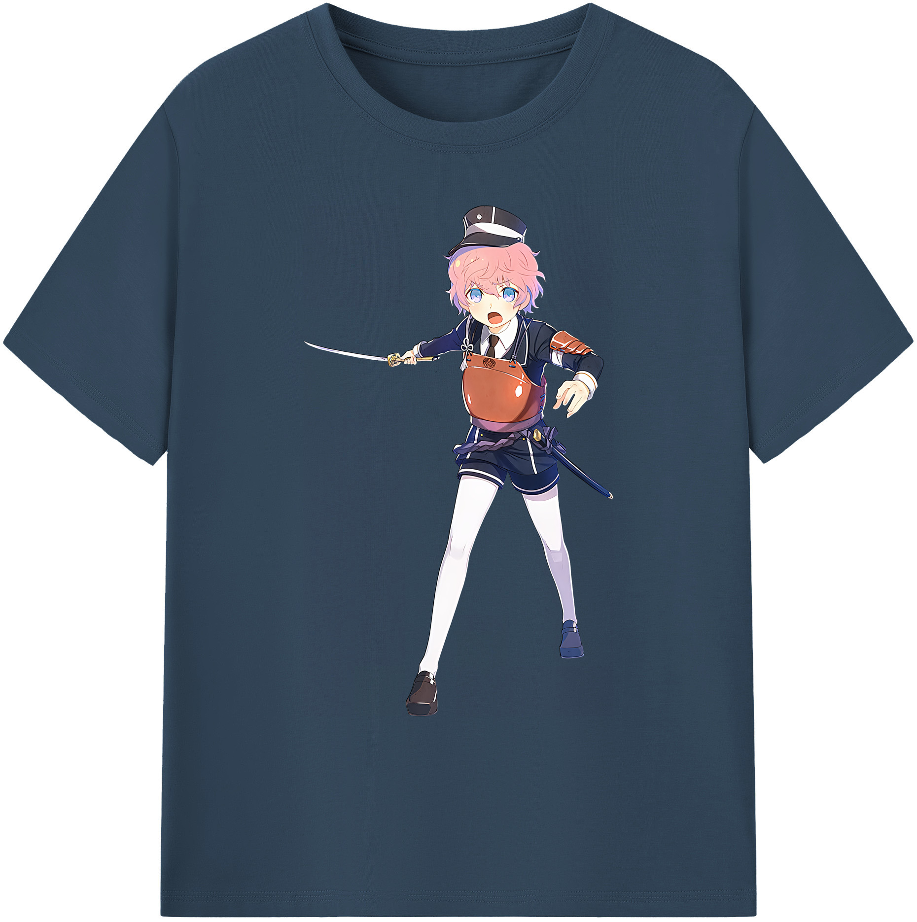 （画像用） 刀剣乱舞 Touken Ranbu 綿100％ メンズ半袖Tシャツ｜肌触りやわらか＆通気性