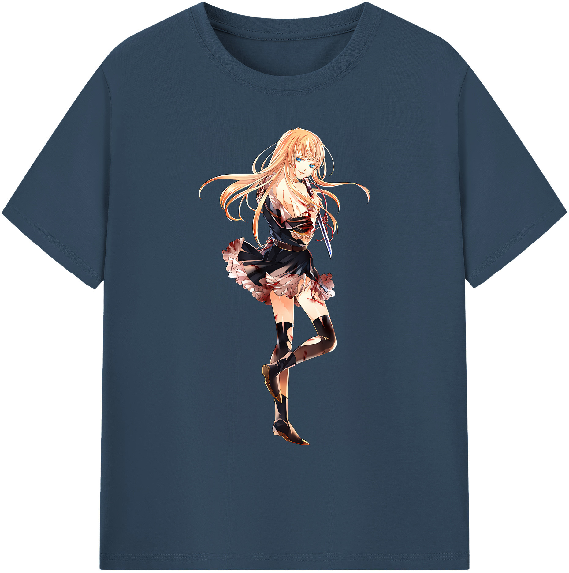 （画像用） 刀剣乱舞 Touken Ranbu 綿100％ メンズ半袖Tシャツ｜肌触りやわらか＆通気性