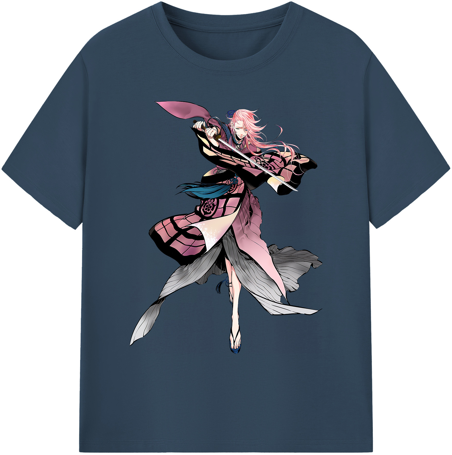 （画像用） 刀剣乱舞 Touken Ranbu 綿100％ メンズ半袖Tシャツ｜肌触りやわらか＆通気性