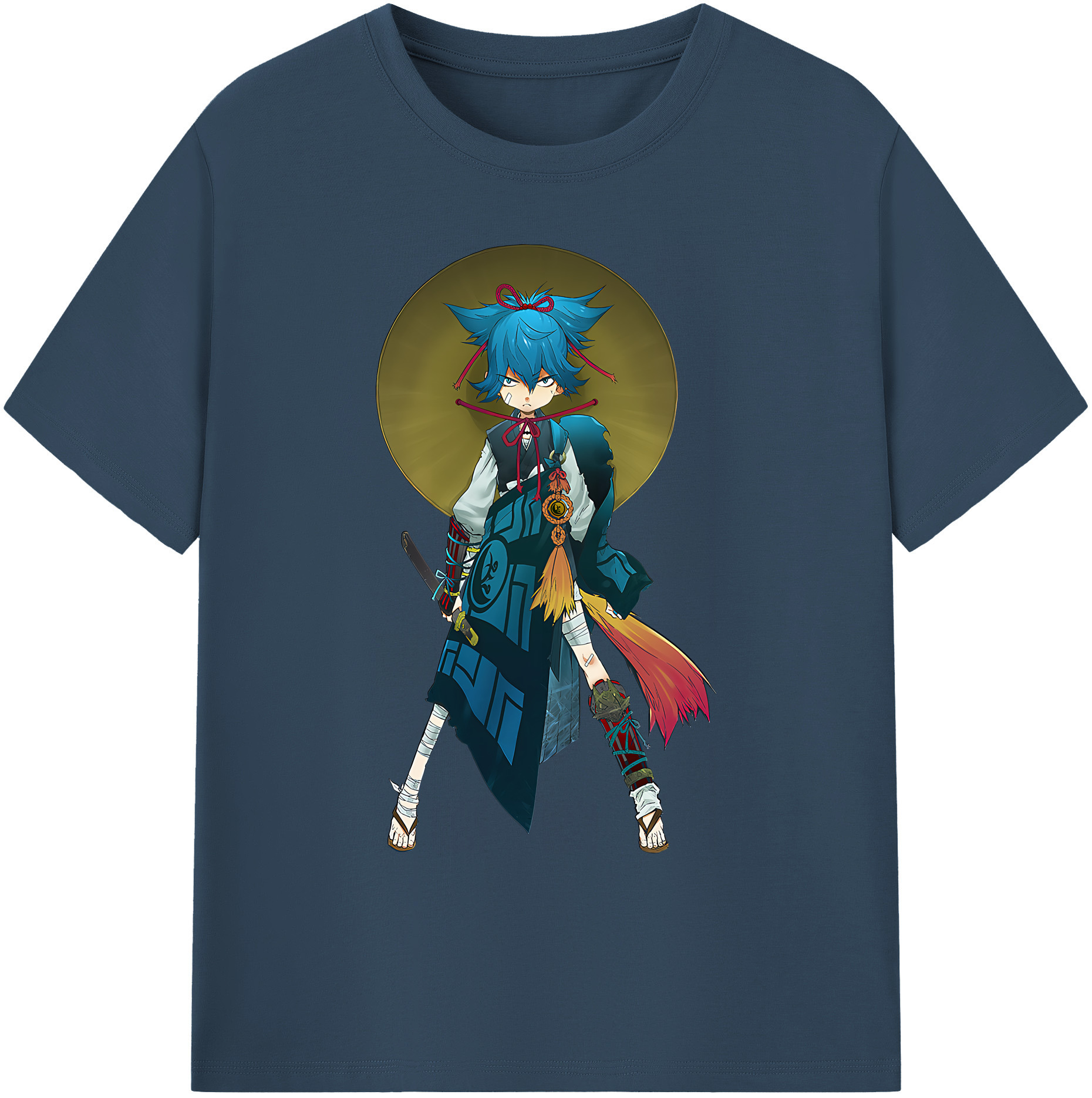 （画像用） 刀剣乱舞 Touken Ranbu 綿100％ メンズ半袖Tシャツ｜肌触りやわらか＆通気性