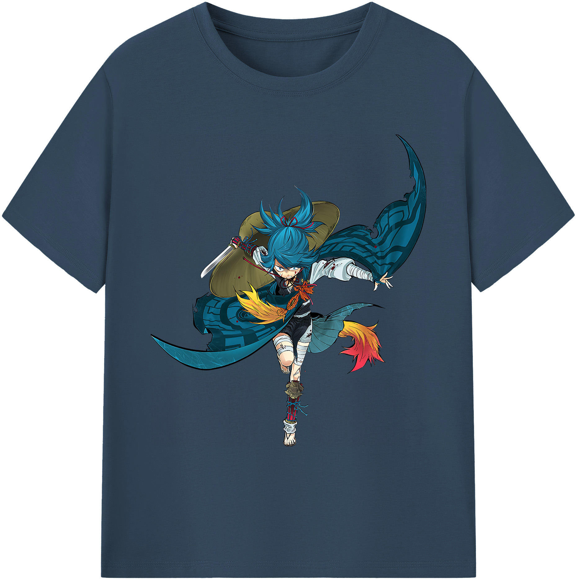 （画像用） 刀剣乱舞 Touken Ranbu 綿100％ メンズ半袖Tシャツ｜肌触りやわらか＆通気性