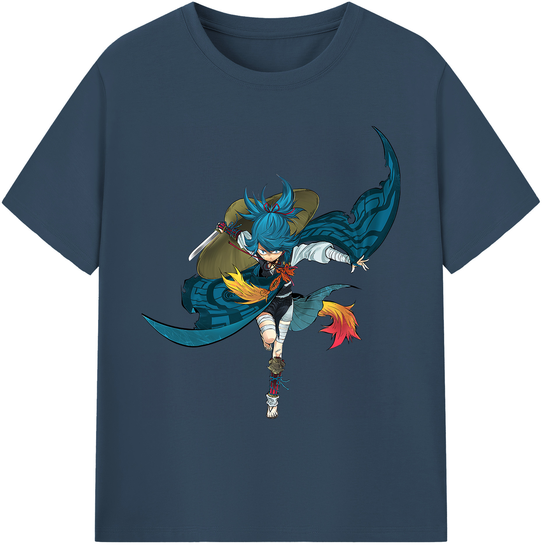 （画像用） 刀剣乱舞 Touken Ranbu 綿100％ メンズ半袖Tシャツ｜肌触りやわらか＆通気性