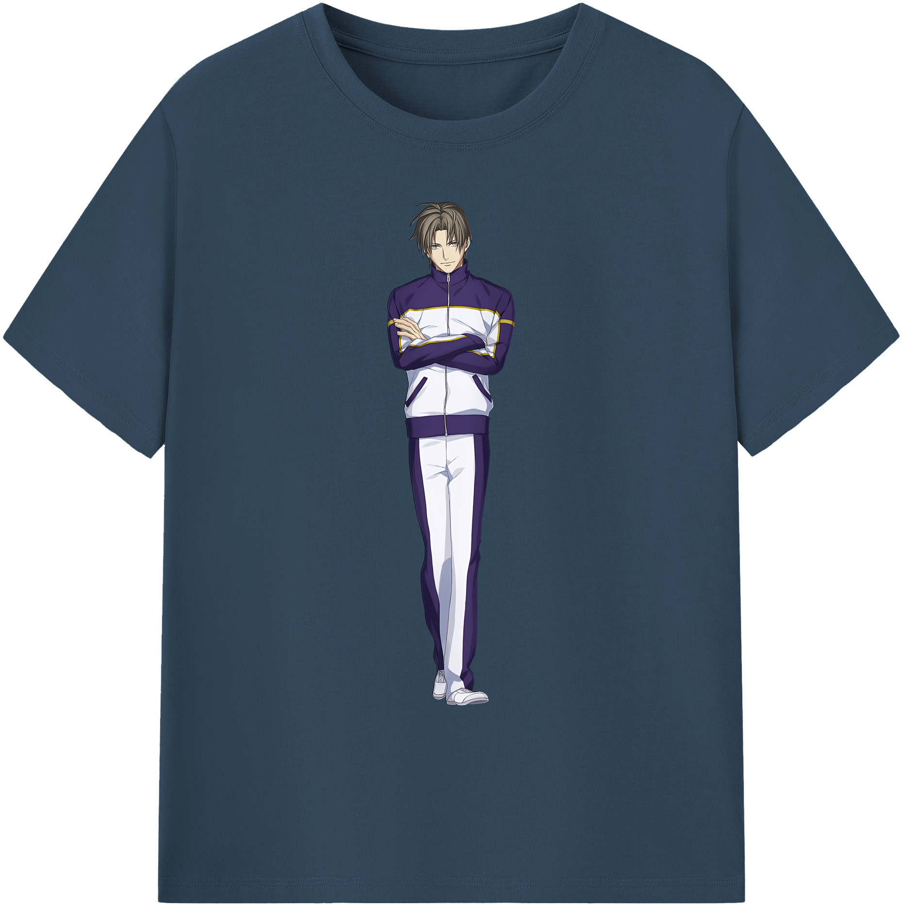 （画像用） 刀剣乱舞 Touken Ranbu 綿100％ メンズ半袖Tシャツ｜肌触りやわらか＆通気性