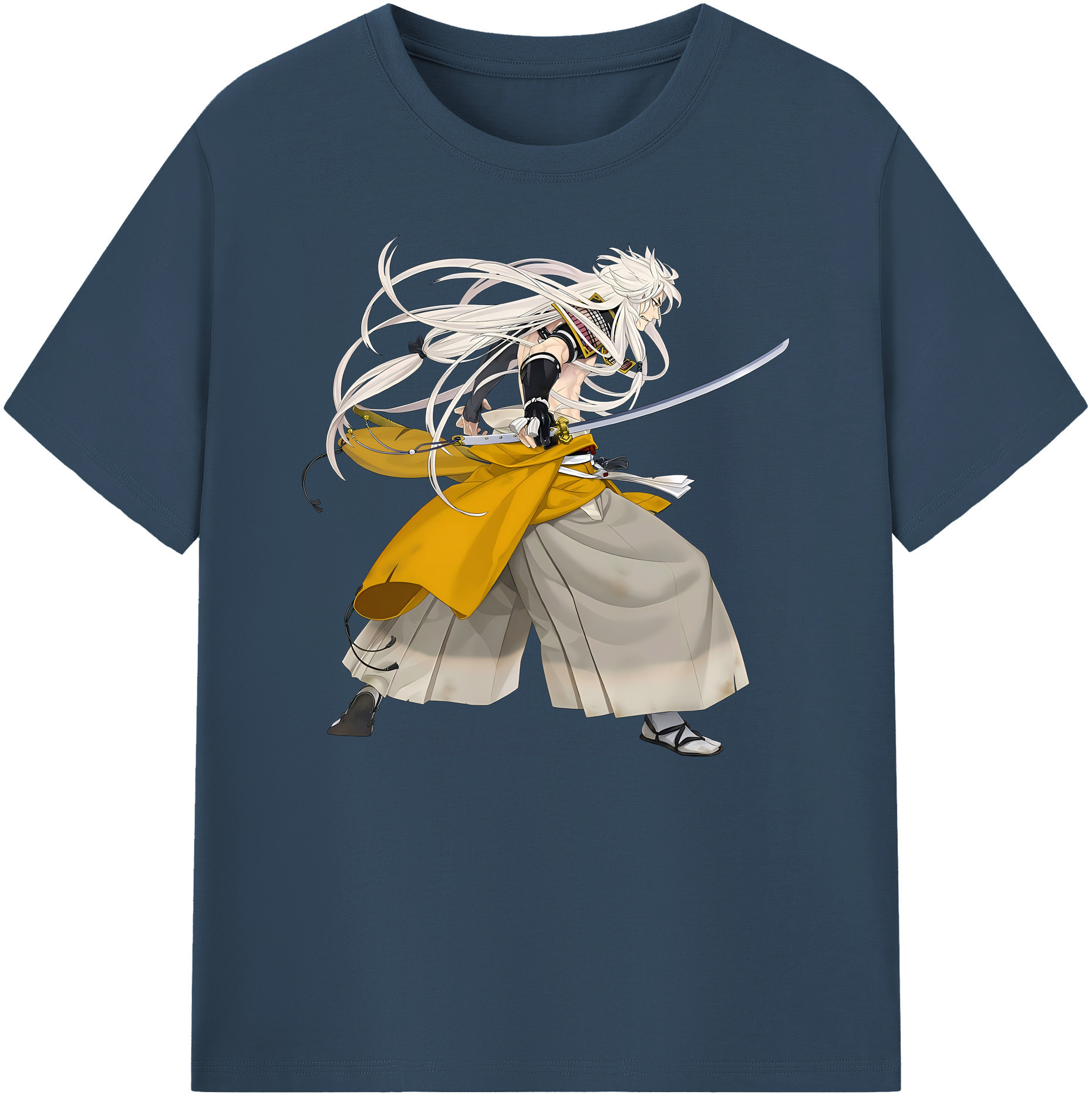 （画像用） 刀剣乱舞 Touken Ranbu 綿100％ メンズ半袖Tシャツ｜肌触りやわらか＆通気性