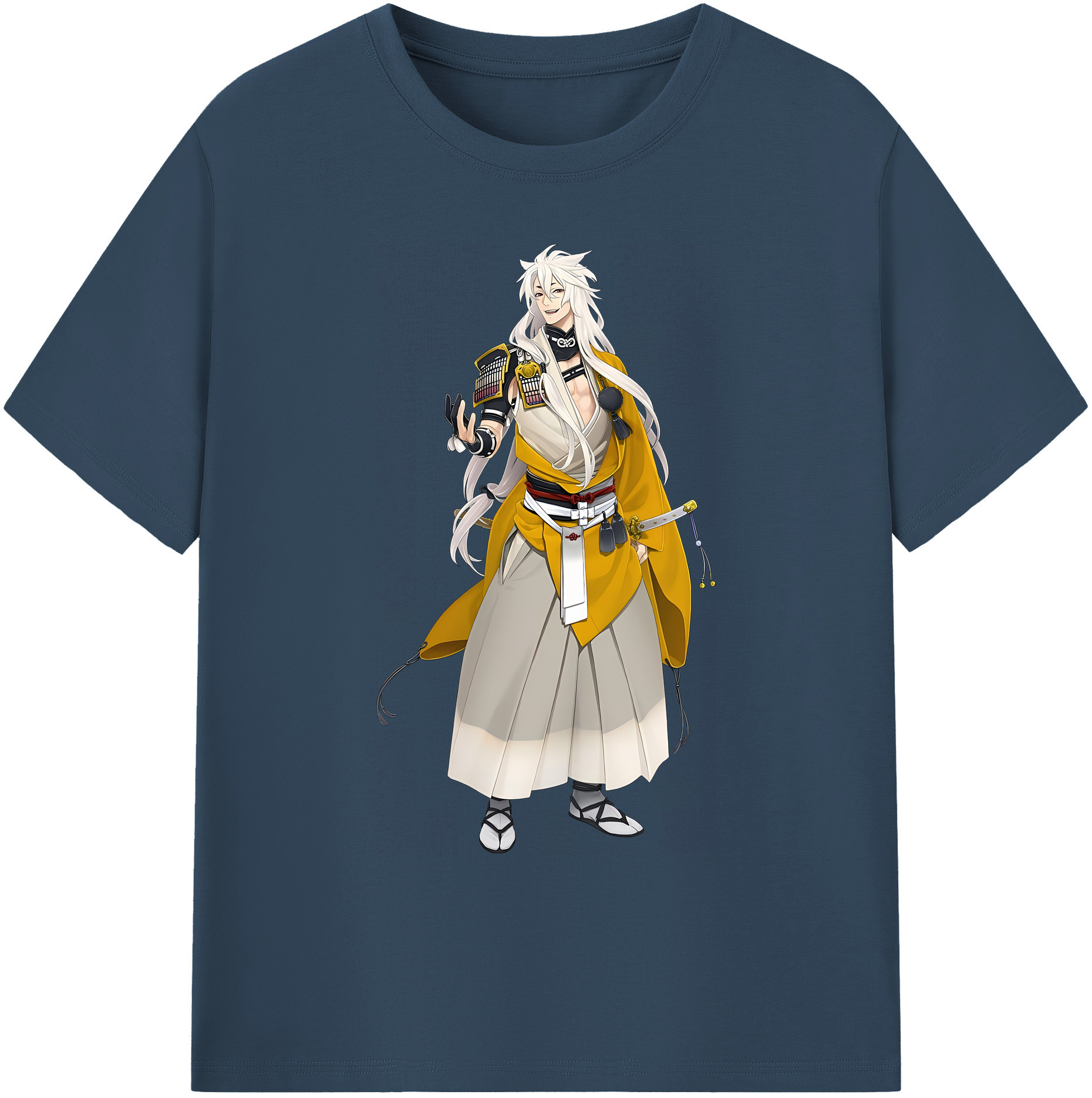 （画像用） 刀剣乱舞 Touken Ranbu 綿100％ メンズ半袖Tシャツ｜肌触りやわらか＆通気性