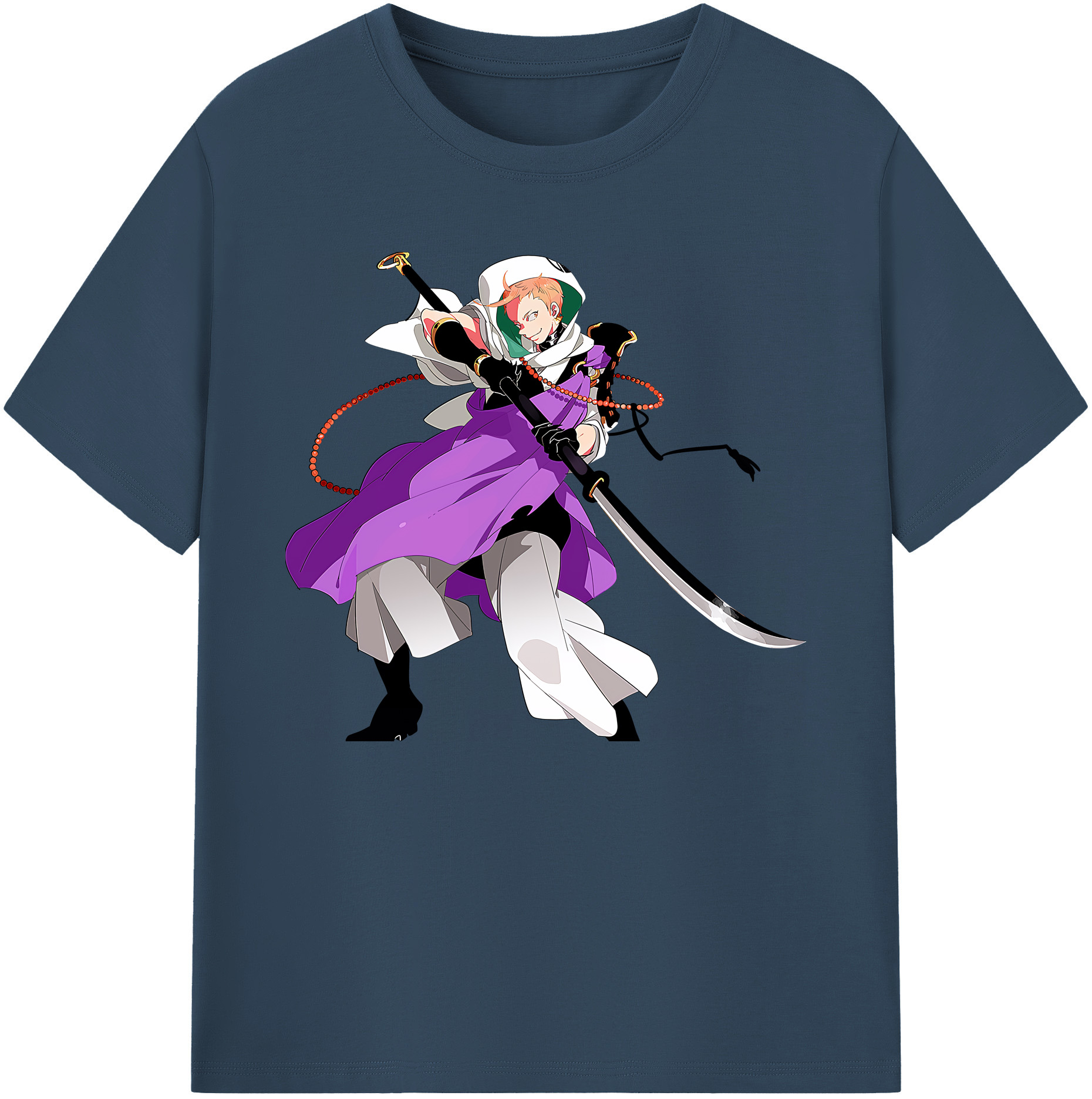 （画像用） 刀剣乱舞 Touken Ranbu 綿100％ メンズ半袖Tシャツ｜肌触りやわらか＆通気性