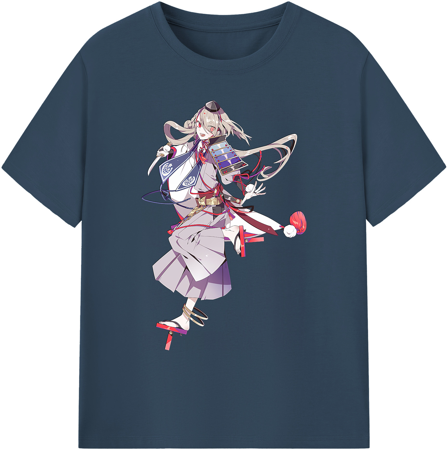 （画像用） 刀剣乱舞 Touken Ranbu 綿100％ メンズ半袖Tシャツ｜肌触りやわらか＆通気性