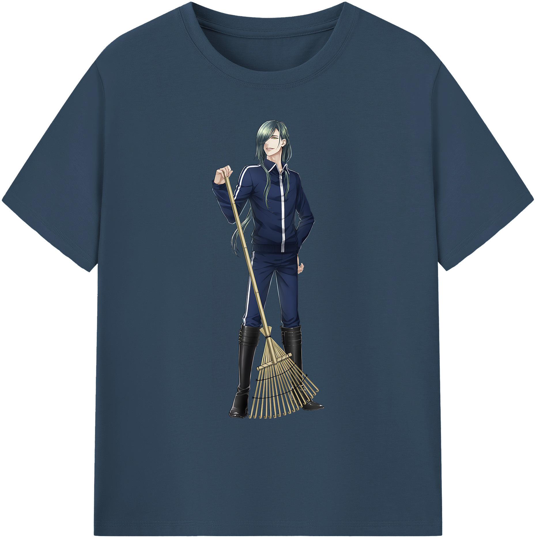 （画像用） 刀剣乱舞 Touken Ranbu 綿100％ メンズ半袖Tシャツ｜肌触りやわらか＆通気性