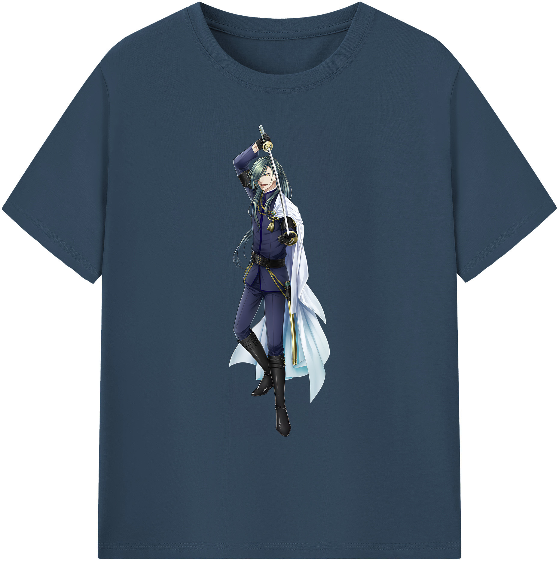（画像用） 刀剣乱舞 Touken Ranbu 綿100％ メンズ半袖Tシャツ｜肌触りやわらか＆通気性