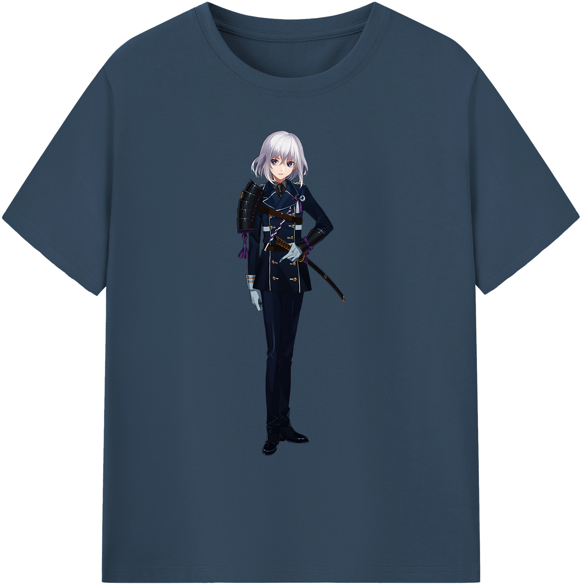 （画像用） 刀剣乱舞 Touken Ranbu 綿100％ メンズ半袖Tシャツ｜肌触りやわらか＆通気性